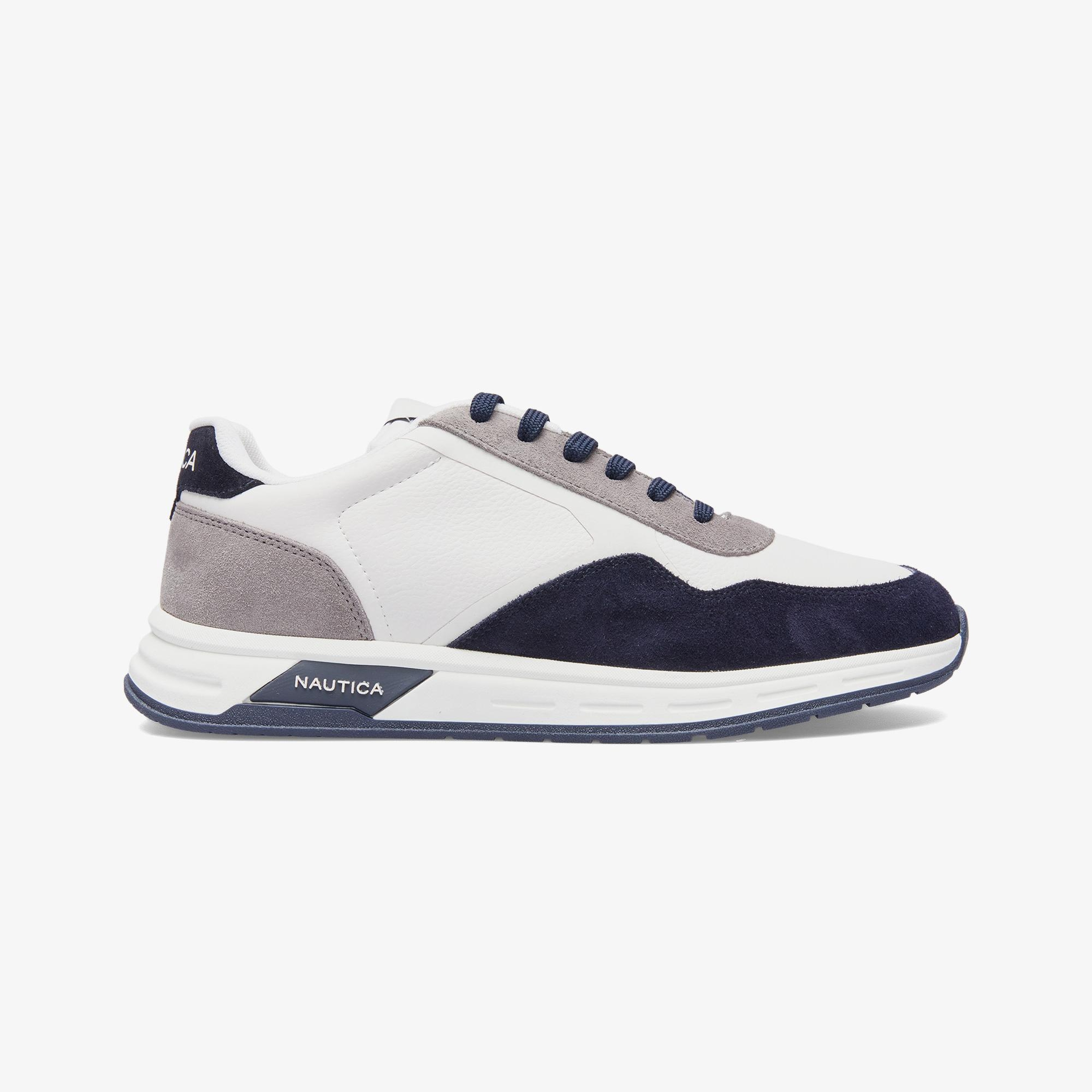 Nautica Erkek Lacivert Renk Bloklu Sneaker