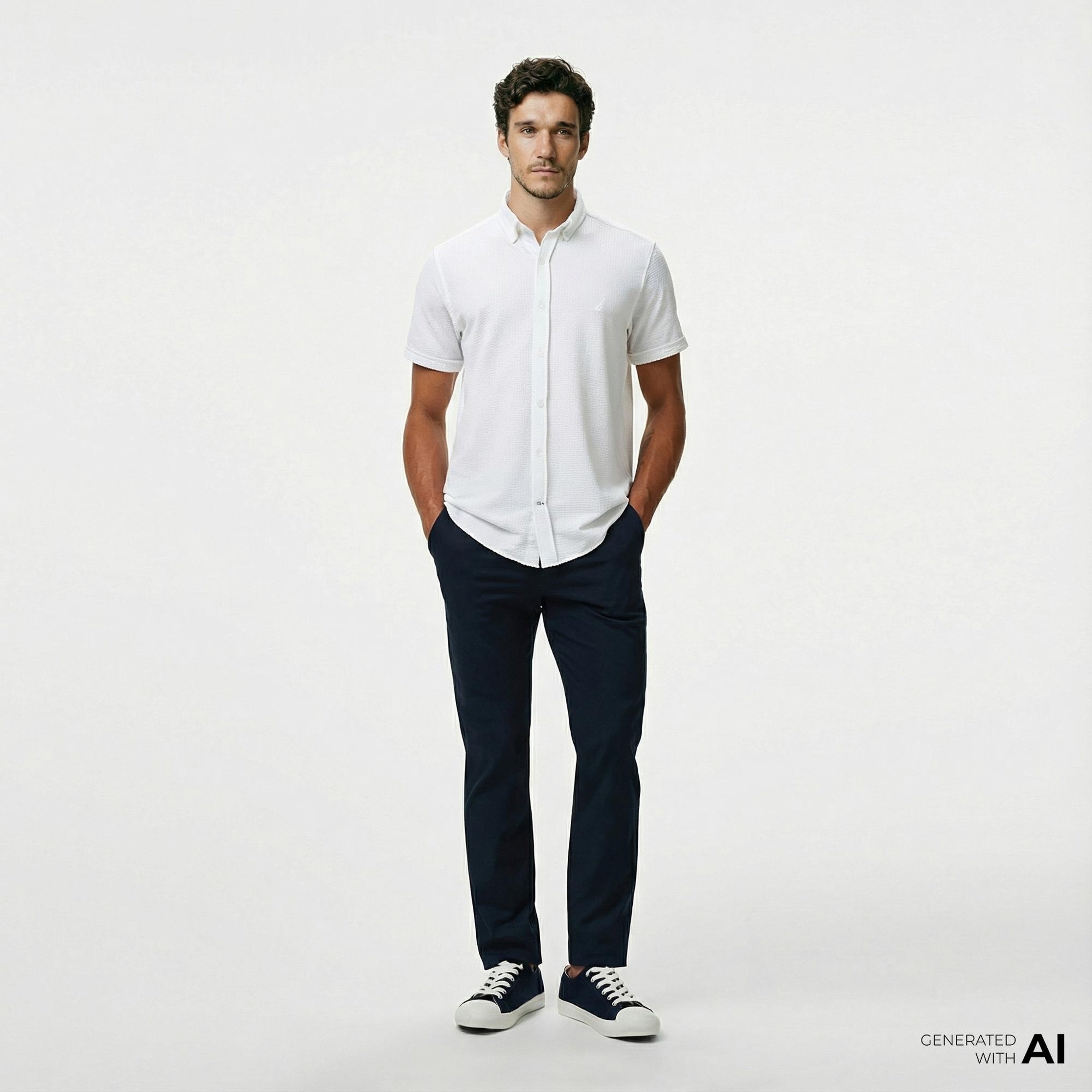 Nautica Erkek Lacivert Slim Fit Pantolon