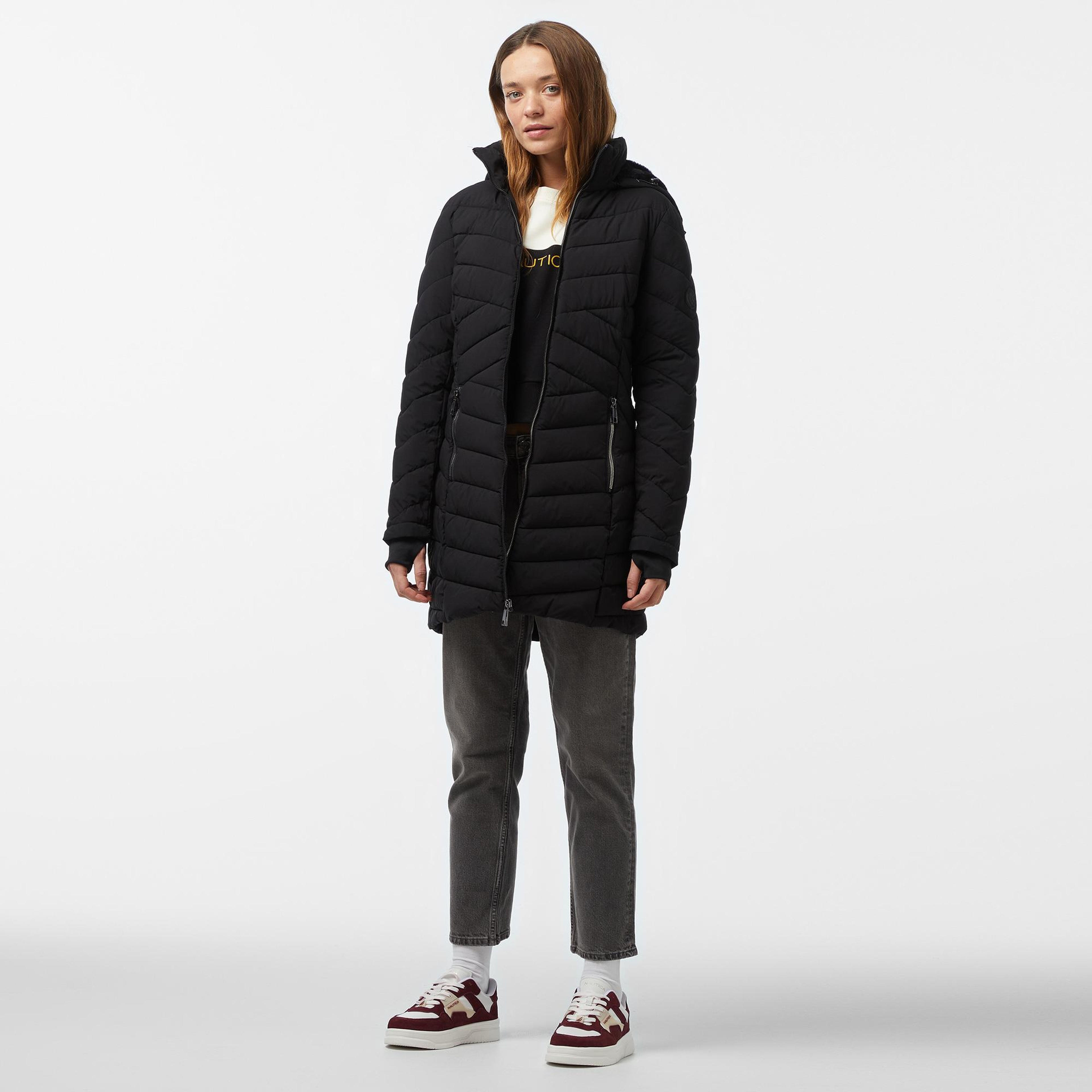 Nautica Kadın Siyah Mont