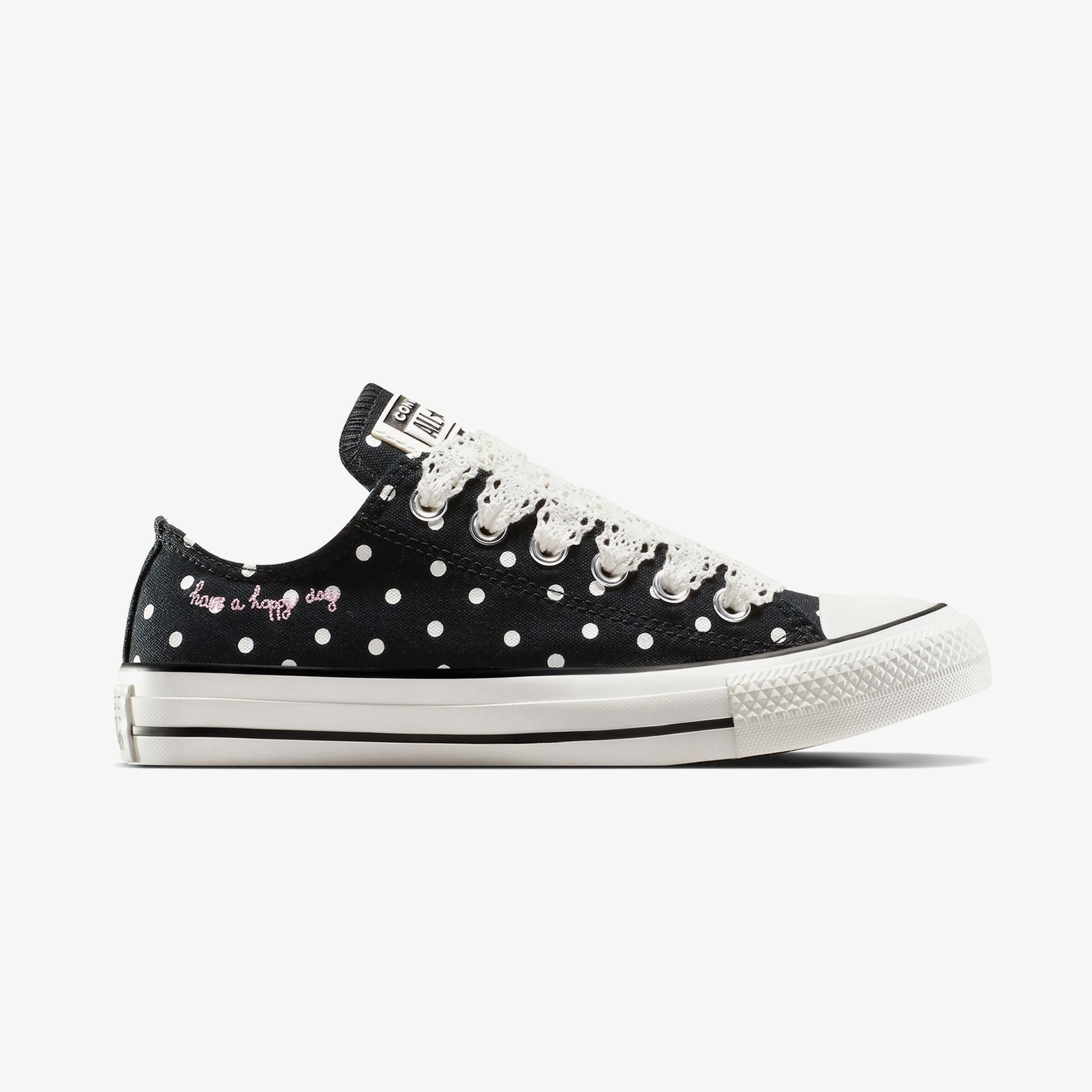 Converse Chuck Taylor All Star Polka Dots Unisex Siyah Sneaker