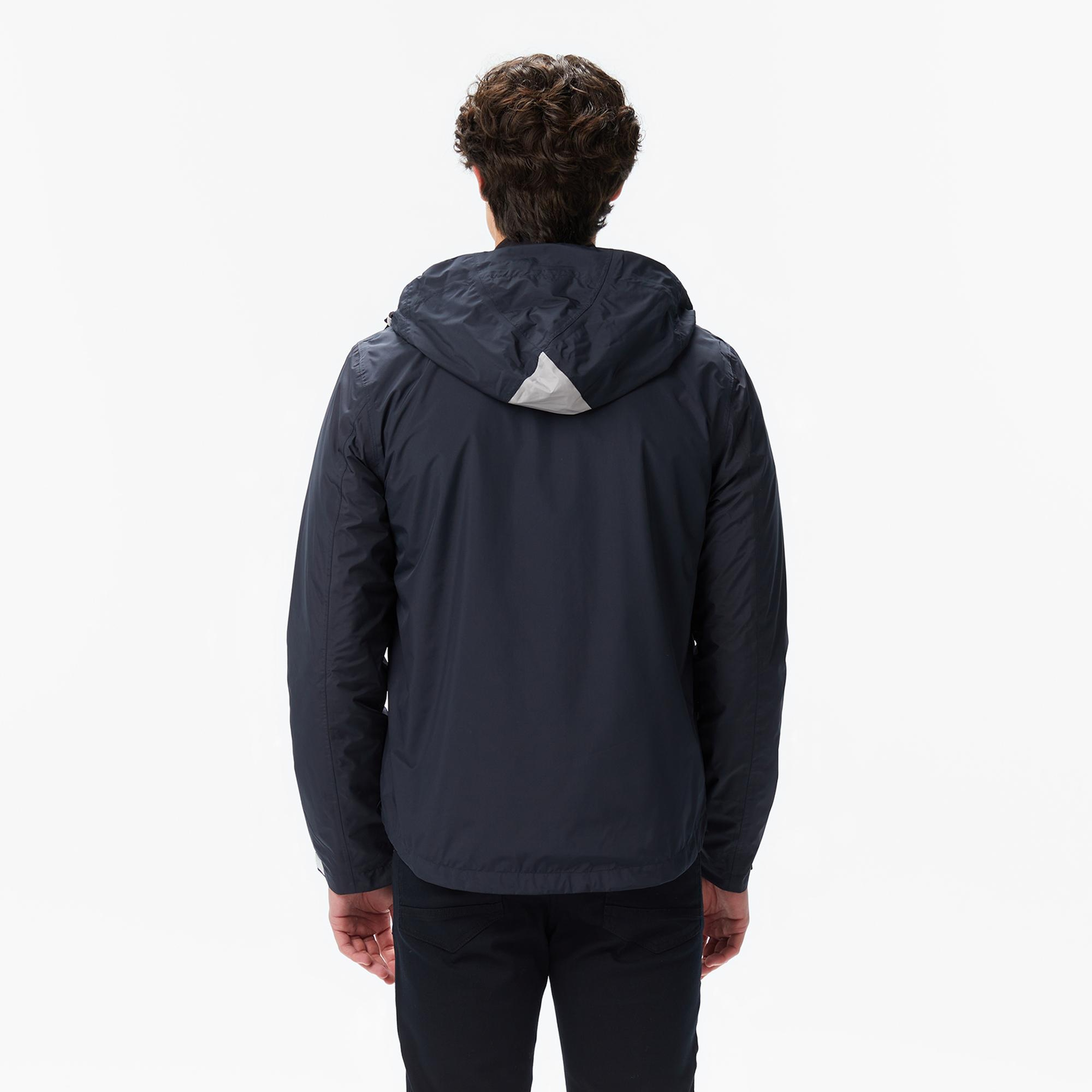 Nautica Erkek Siyah Regular Fit Rain Breaker Yağmurluk