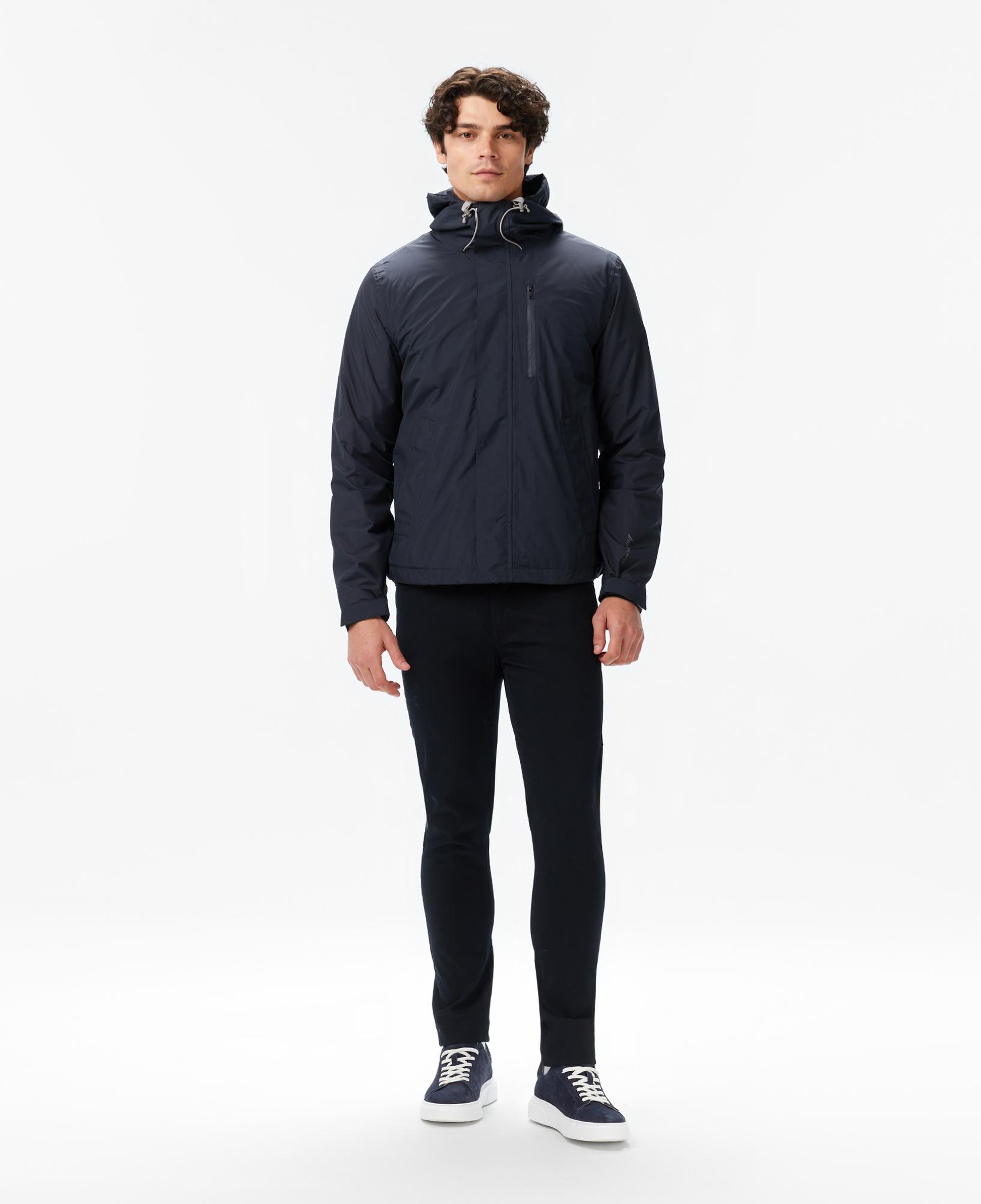 Nautica Erkek Siyah Regular Fit Rain Breaker Yağmurluk