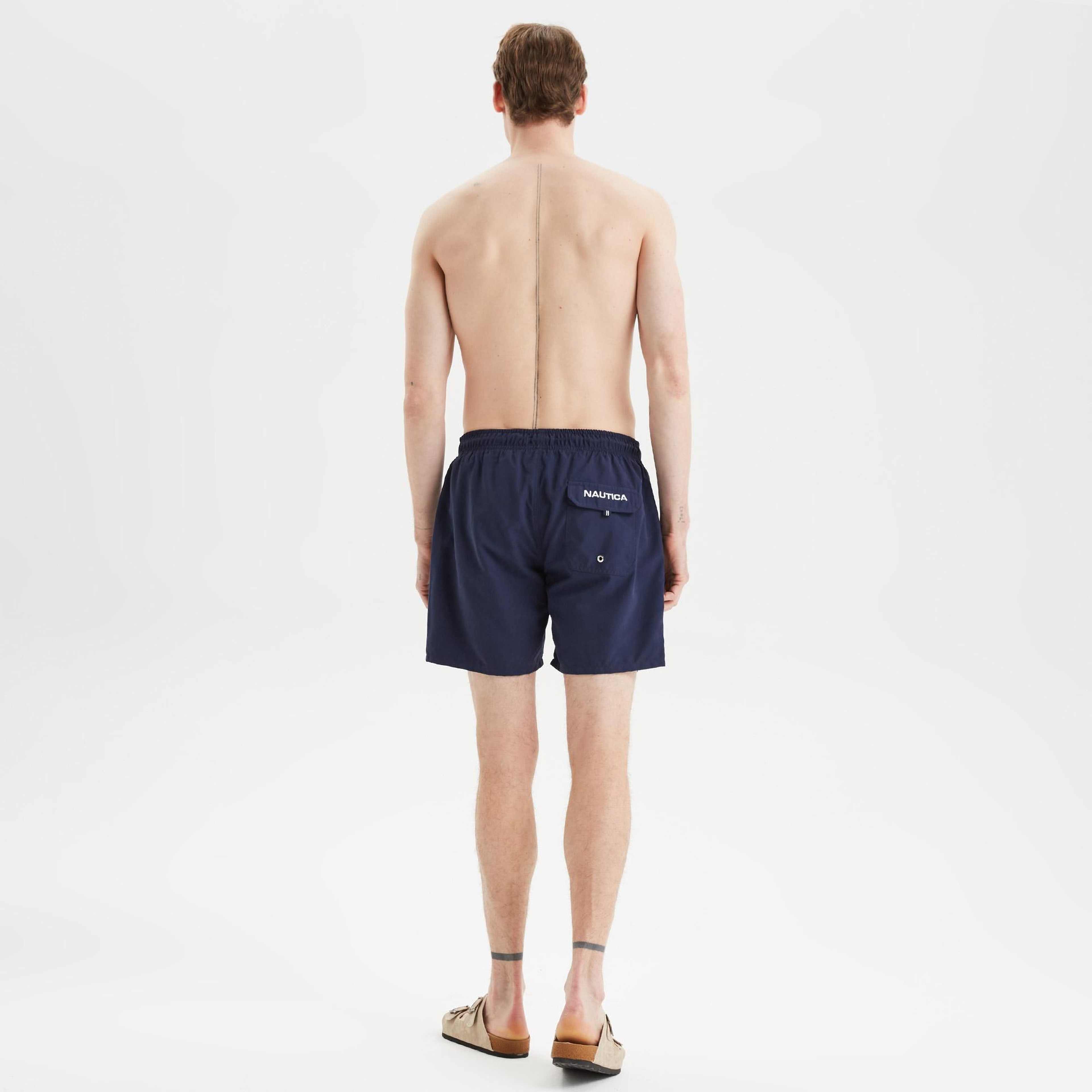 Nautica Erkek Lacivert Regular Fit Deniz Şortu