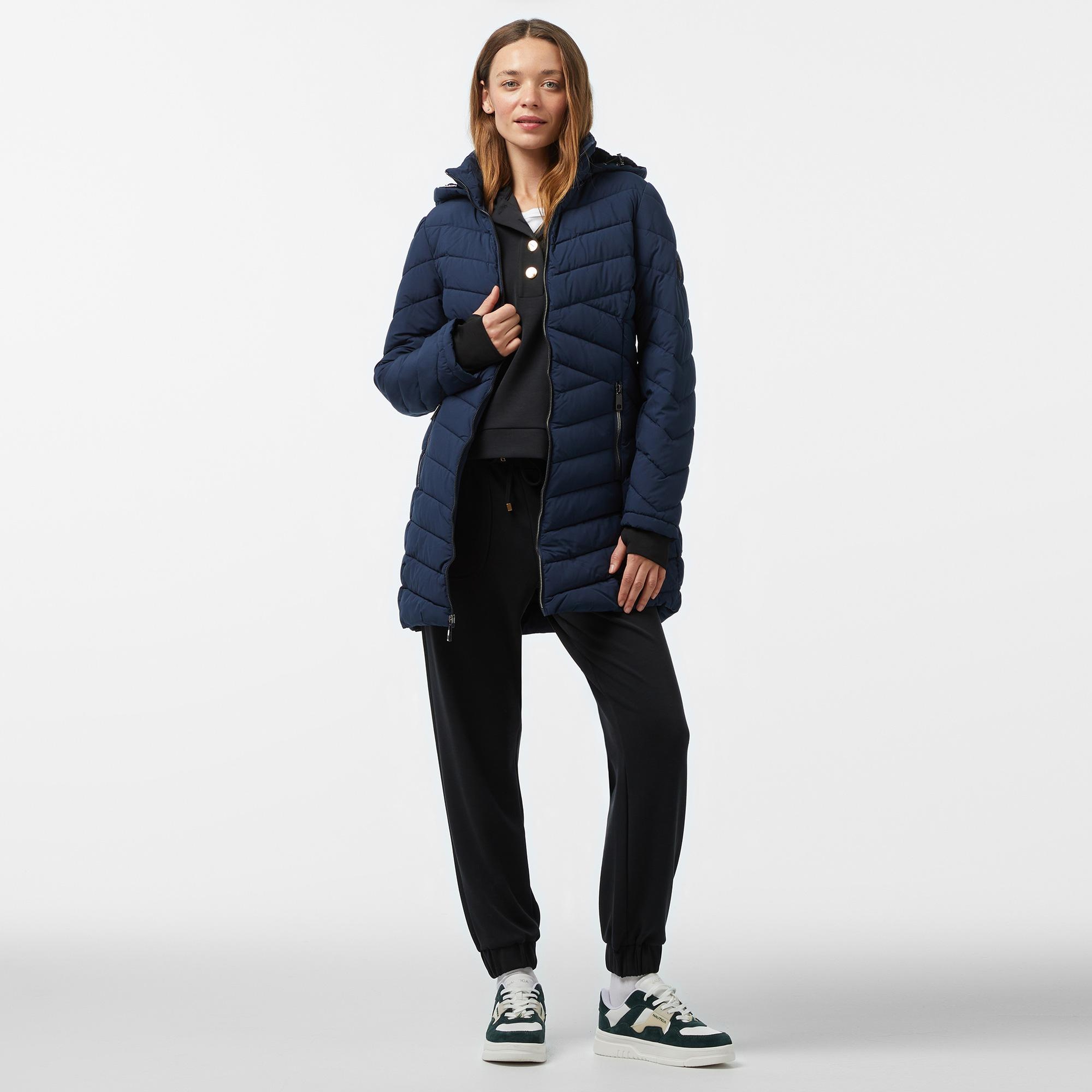 Nautica Kadın Lacivert Mont