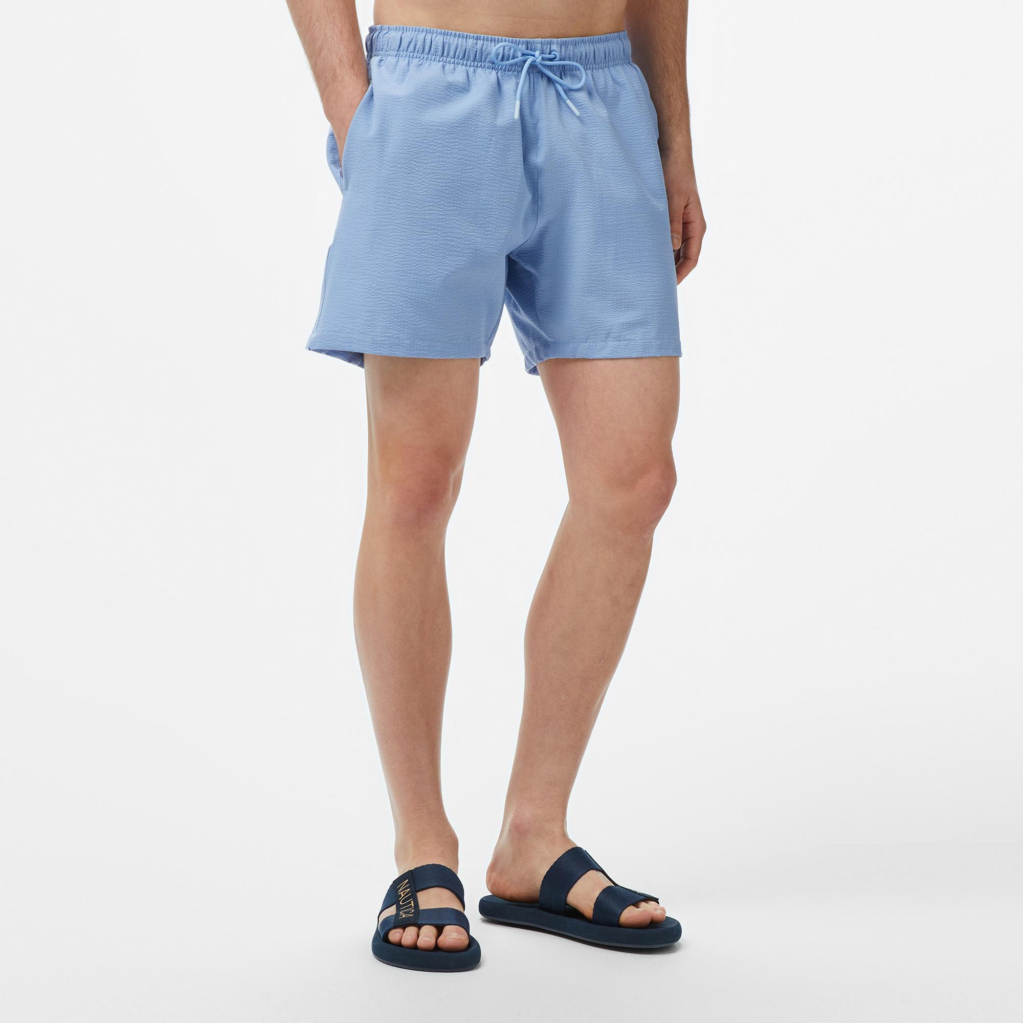 Nautica Erkek Mavi Regular Fit Deniz Şortu