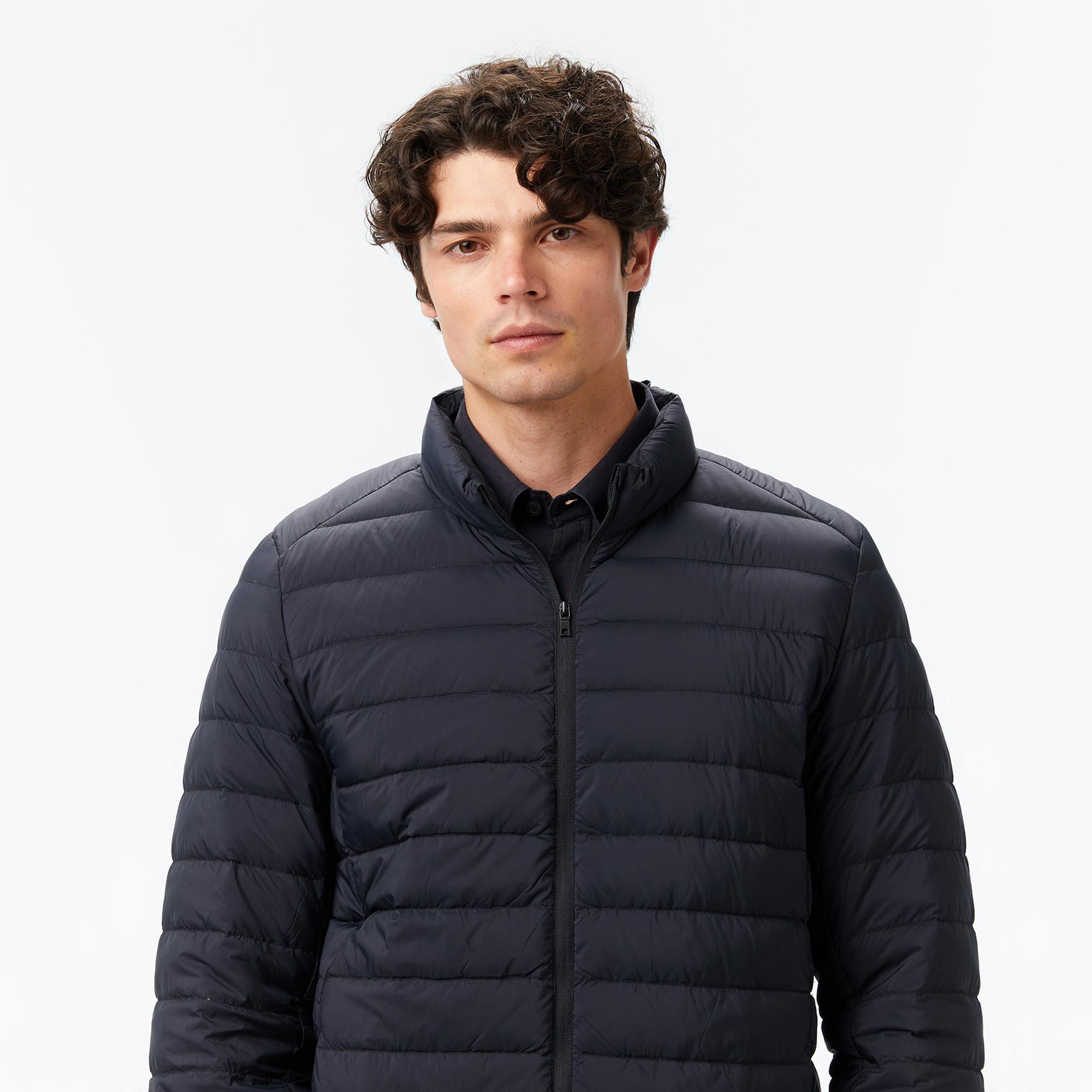 Nautica Erkek Siyah Regular Fit Mont