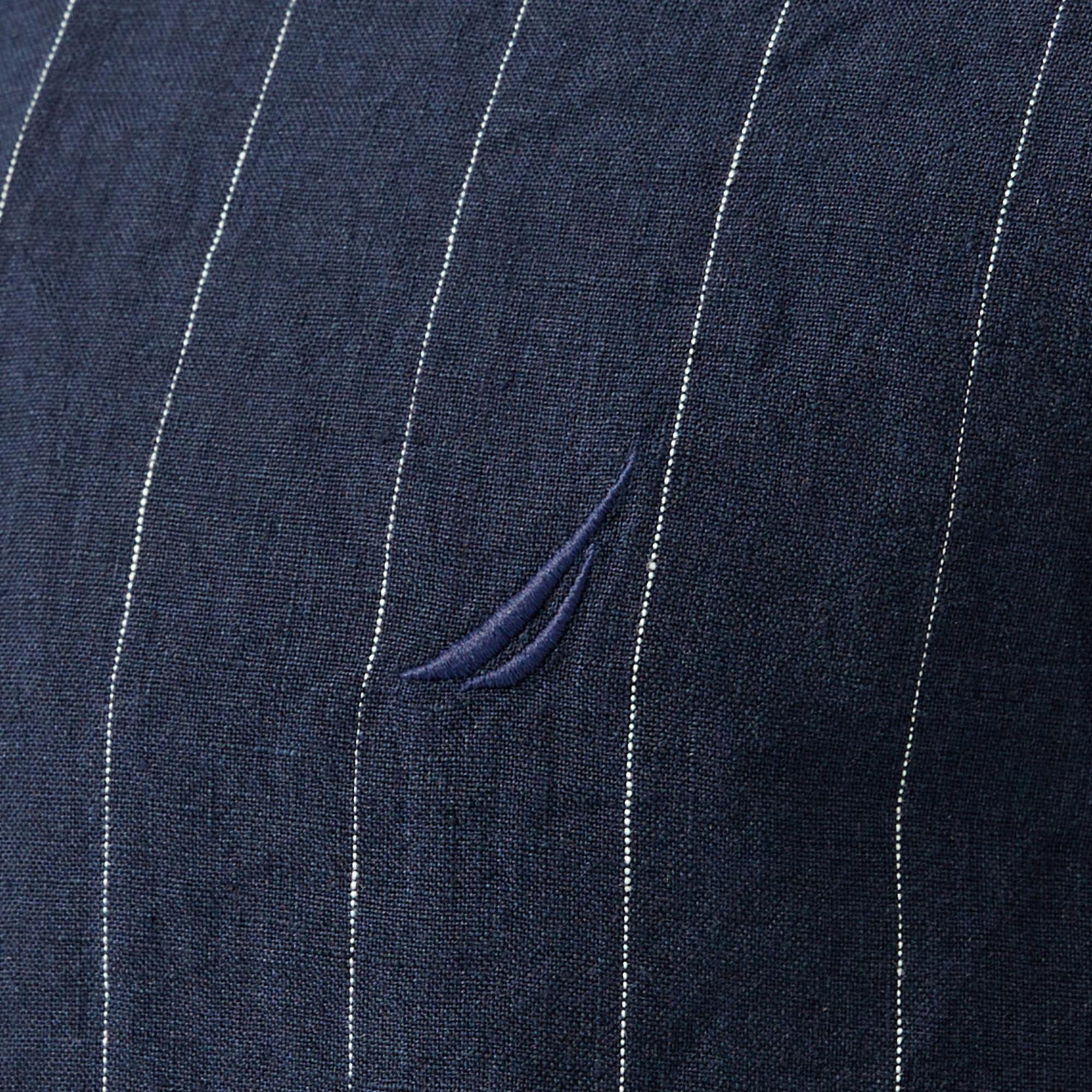 Nautica Erkek Lacivert Classic Fit Çizgili Gömlek