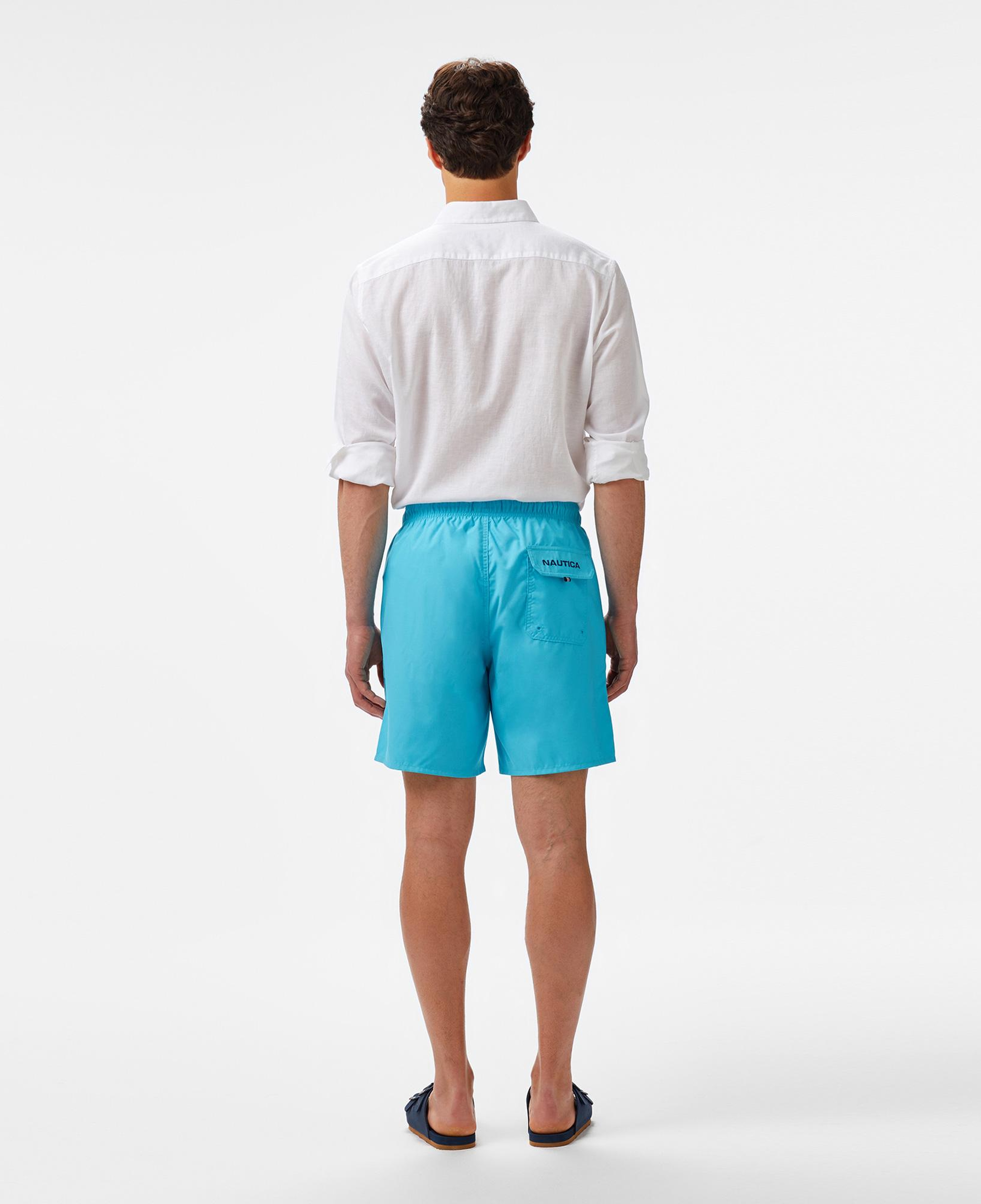 Nautica Erkek Mavi Regular Fit Deniz Şortu