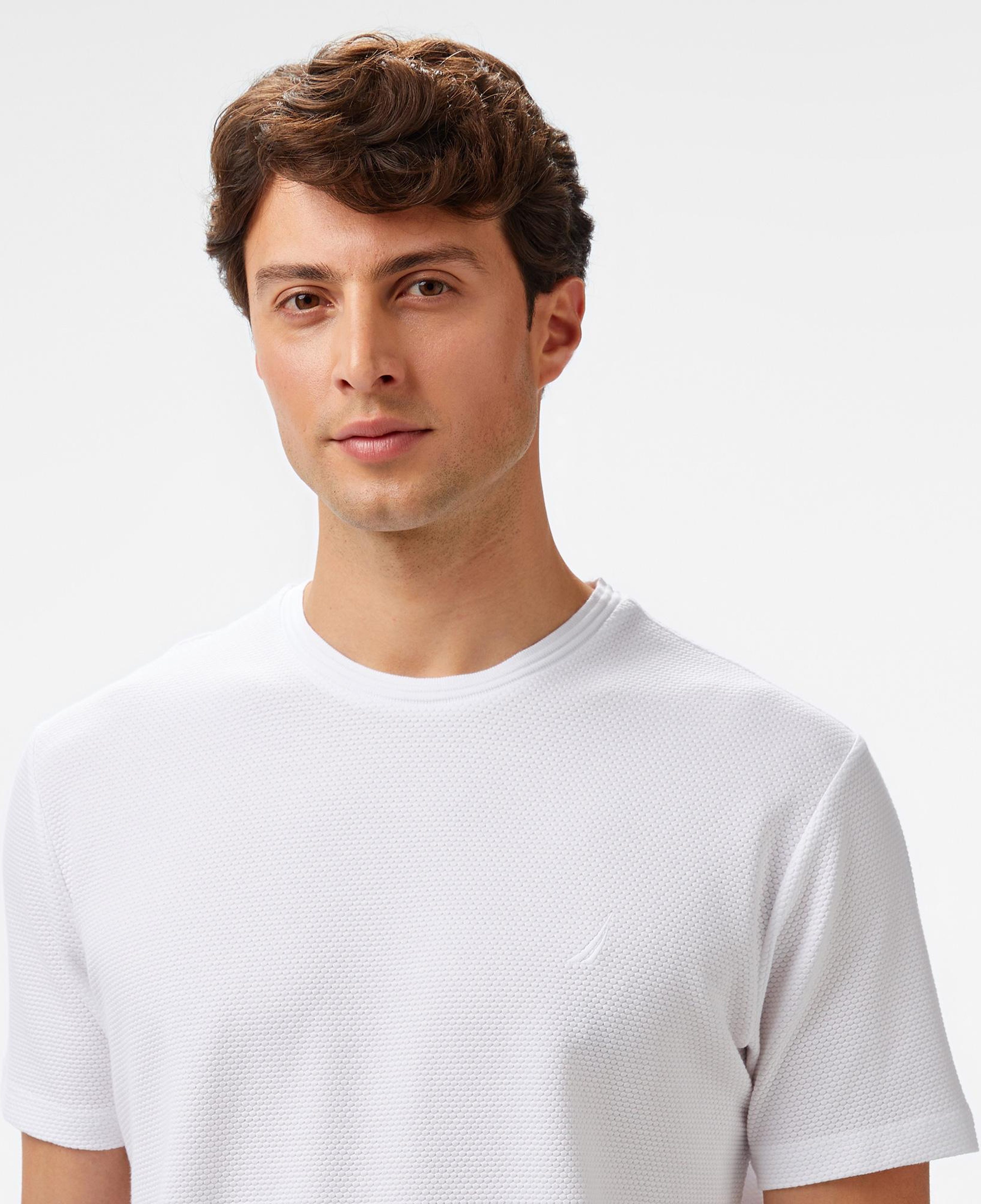 Nautica Erkek Beyaz Regular Fit T-Shirt