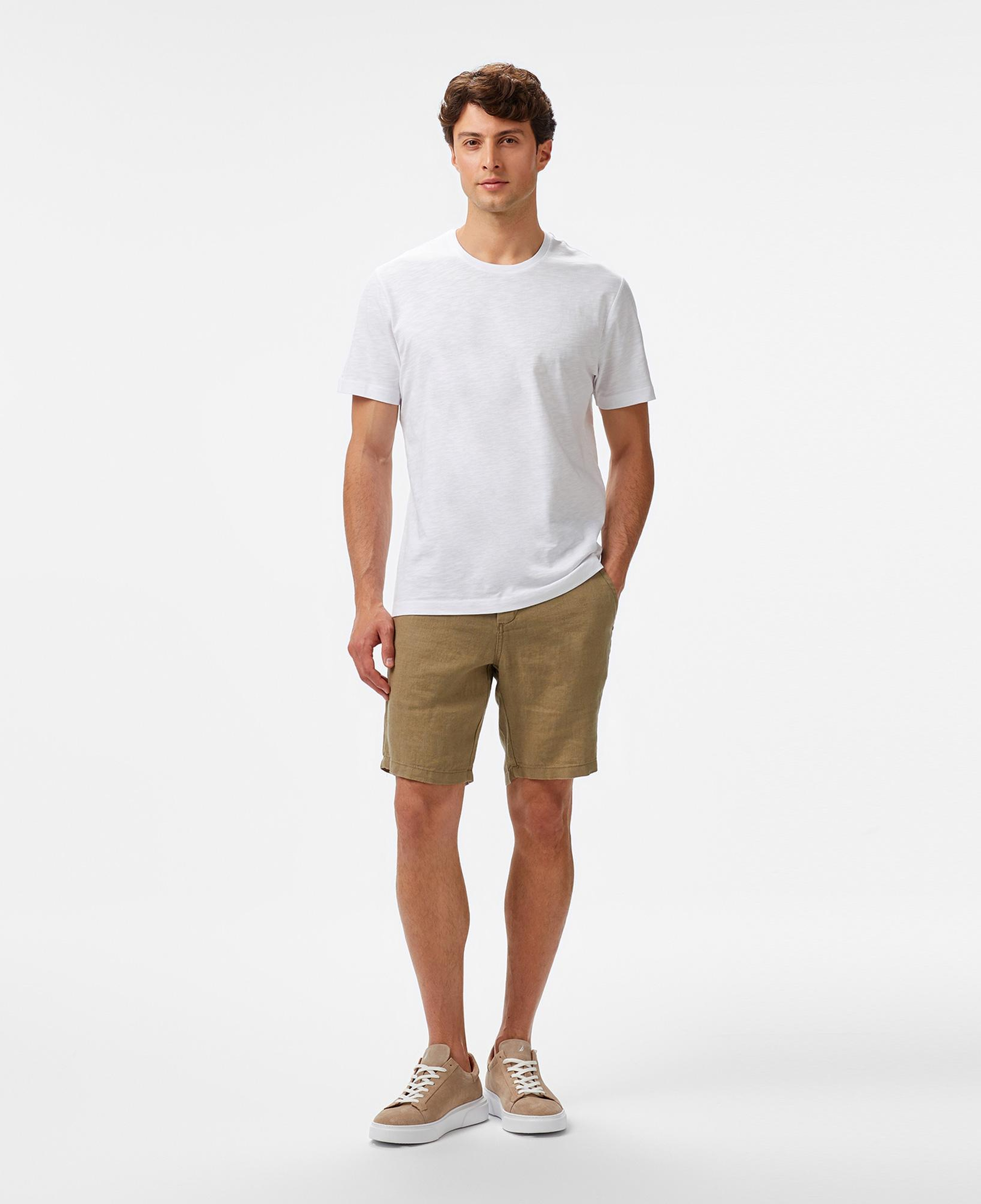 Nautica Erkek Beyaz Regular Fit T-Shirt