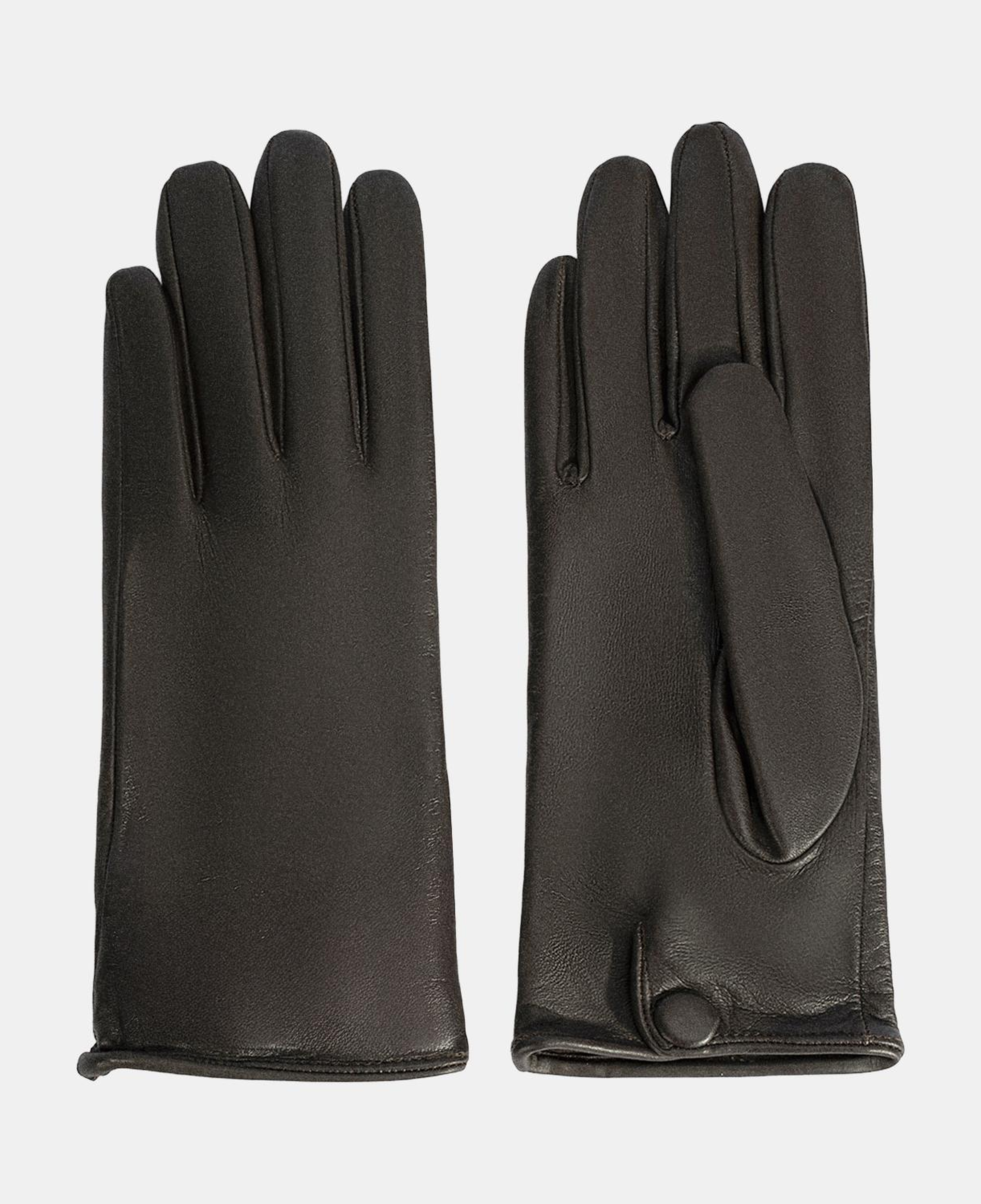 Kadın Koyu Kahve Deri Eldiven