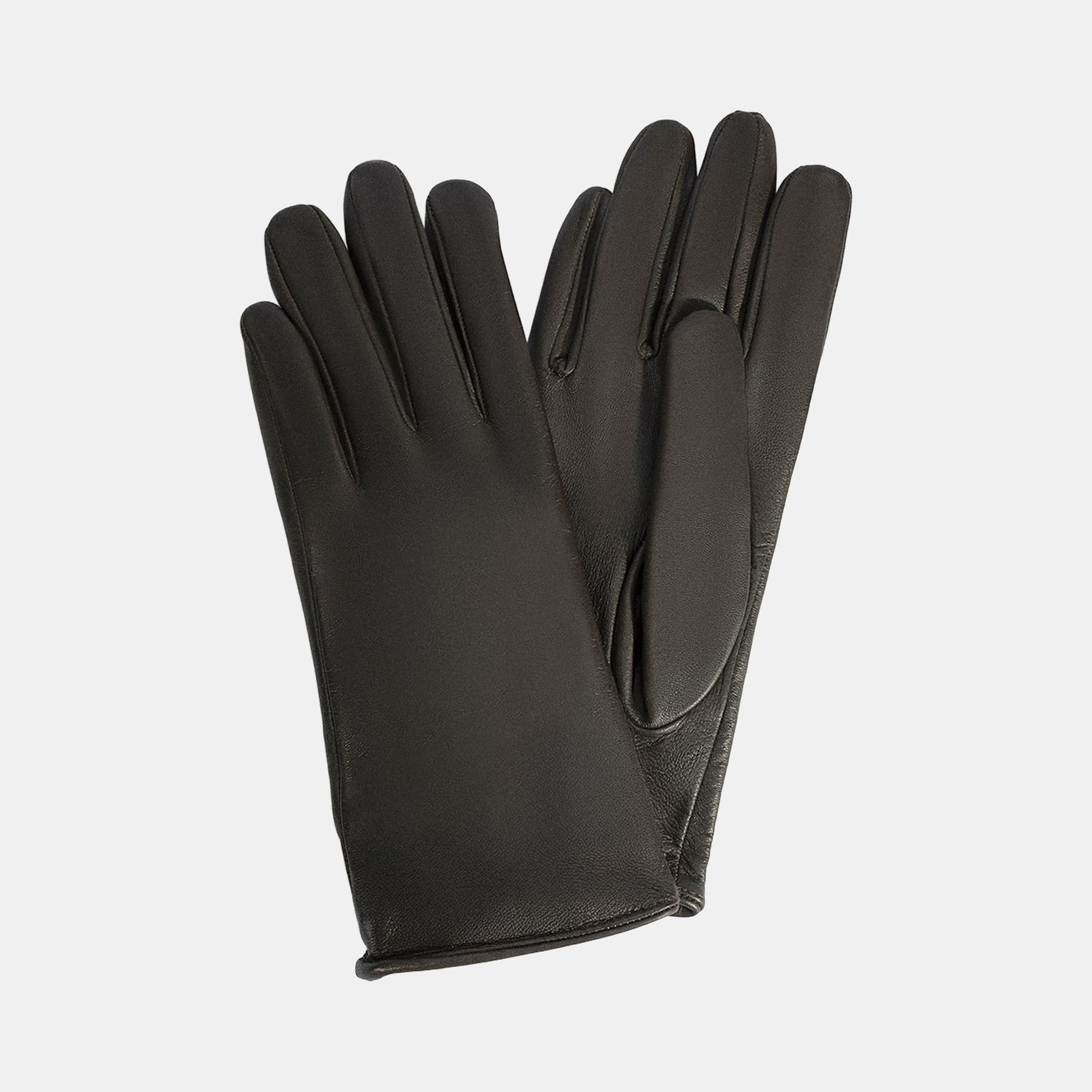 Kadın Koyu Kahve Deri Eldiven