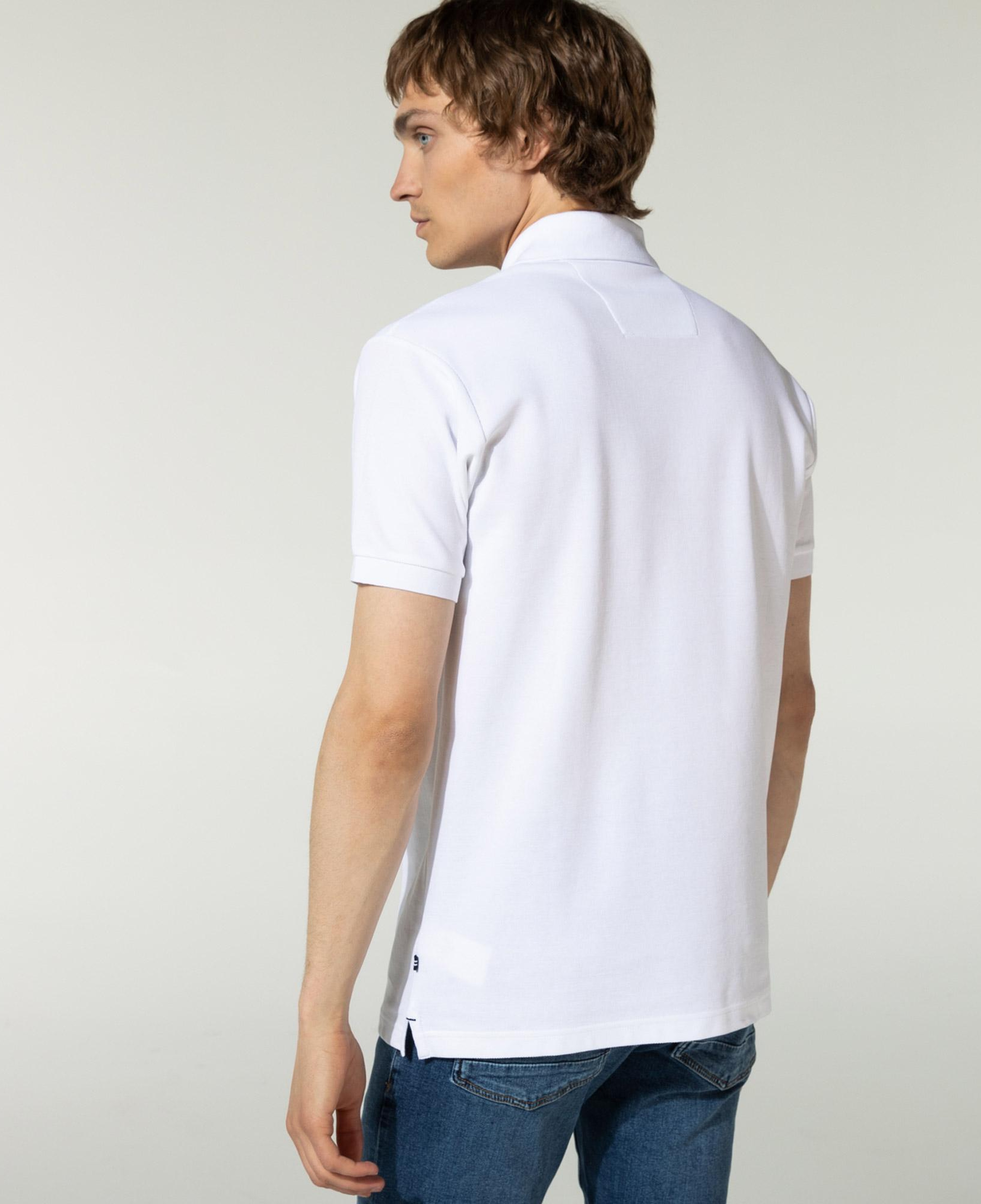 Nautica Erkek Classic Fit Beyaz Kısa Kollu Polo Yaka T-Shirt