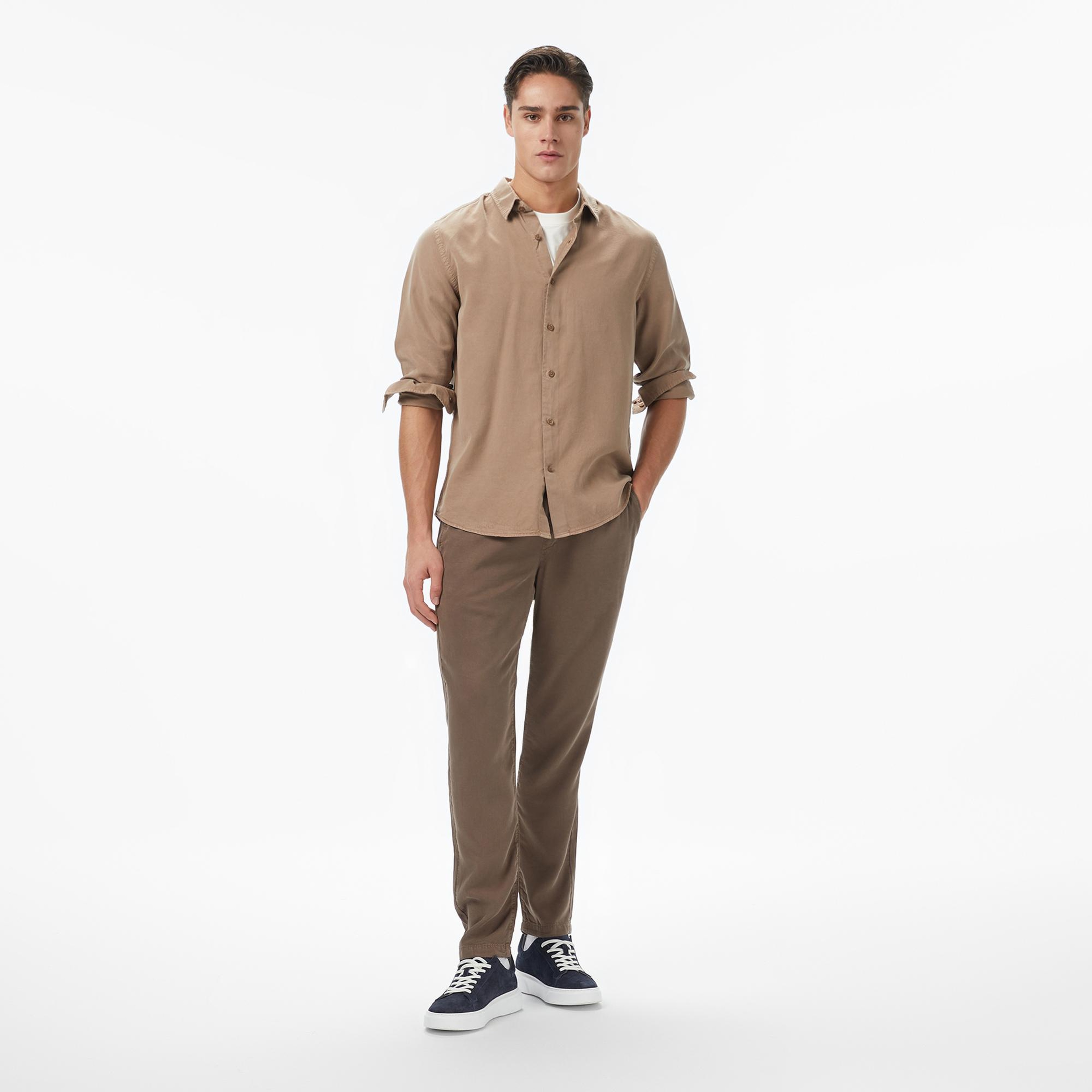 Nautica Erkek Kahverengi Jogger Fit Pantolon