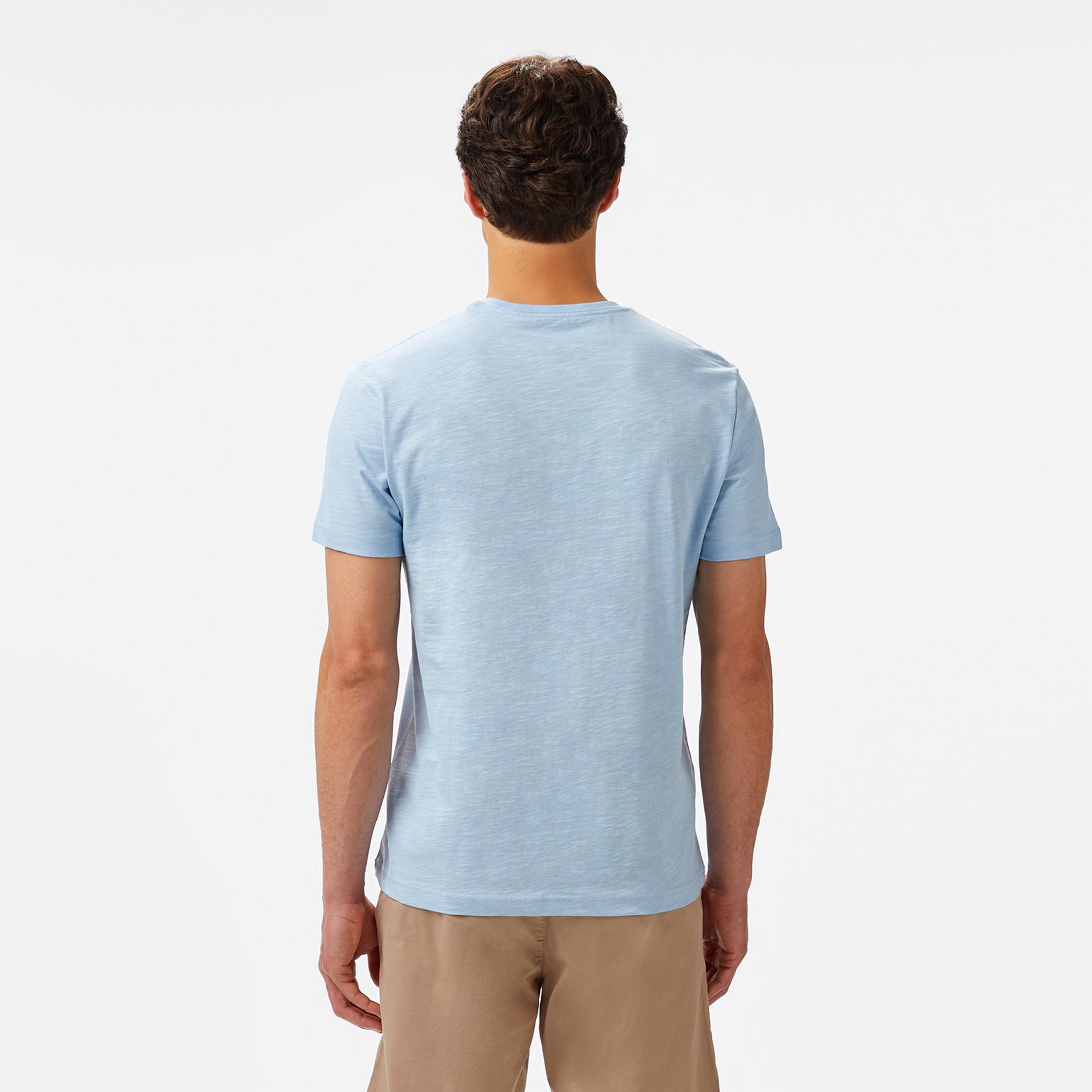 Nautica Erkek Mavi Regular Fit T-Shirt