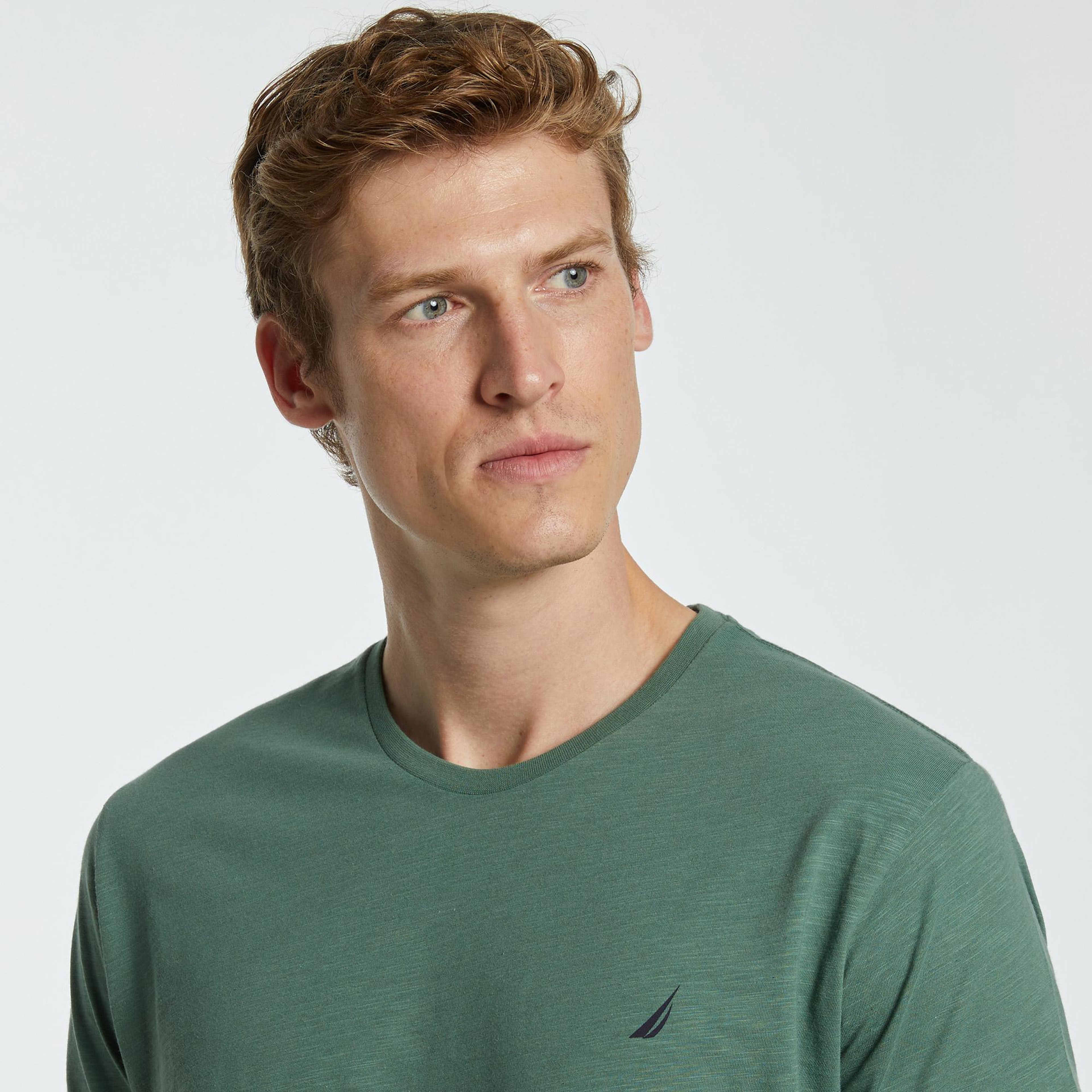 Nautica Erkek Yeşil Standart Fit T-Shirt