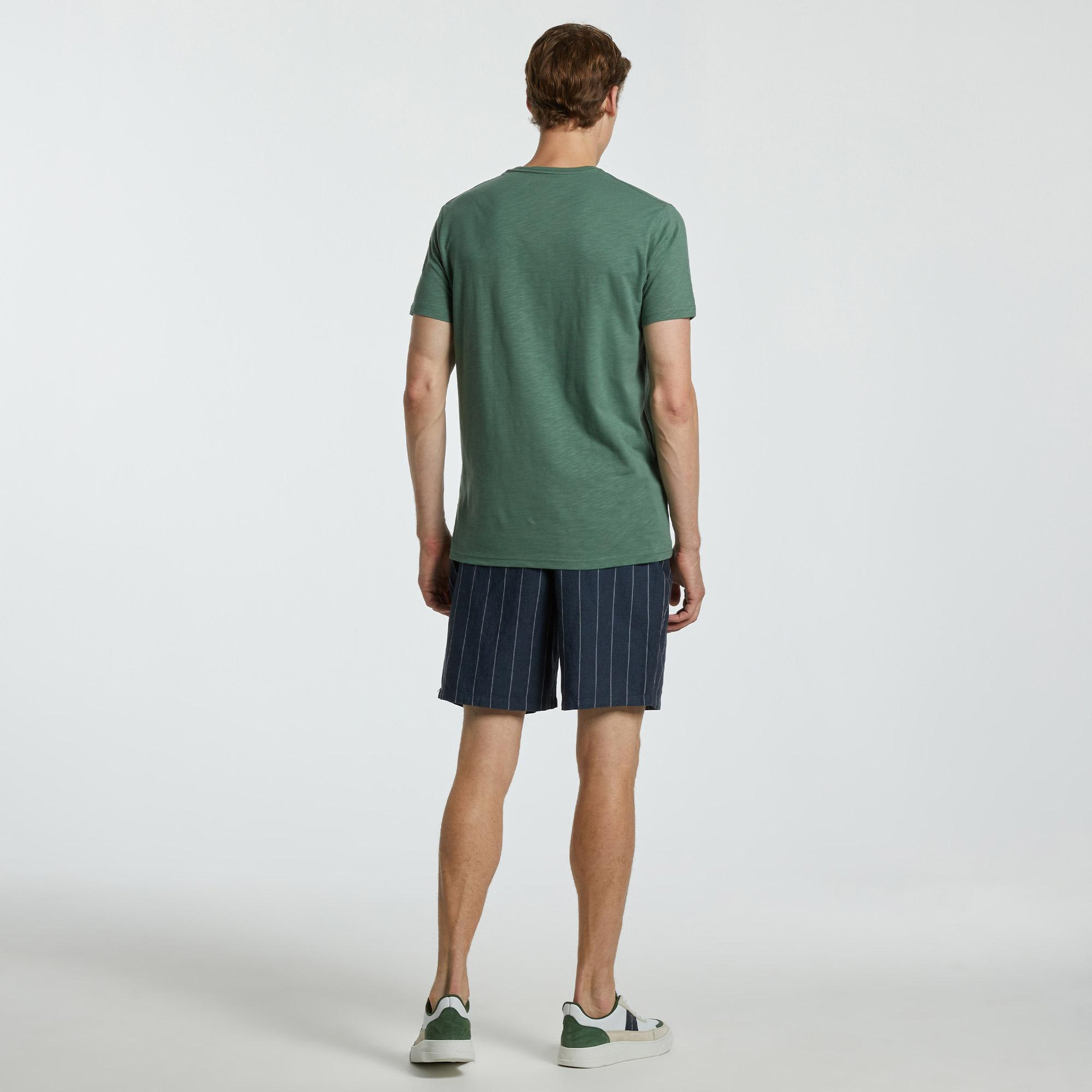 Nautica Erkek Yeşil Standart Fit T-Shirt