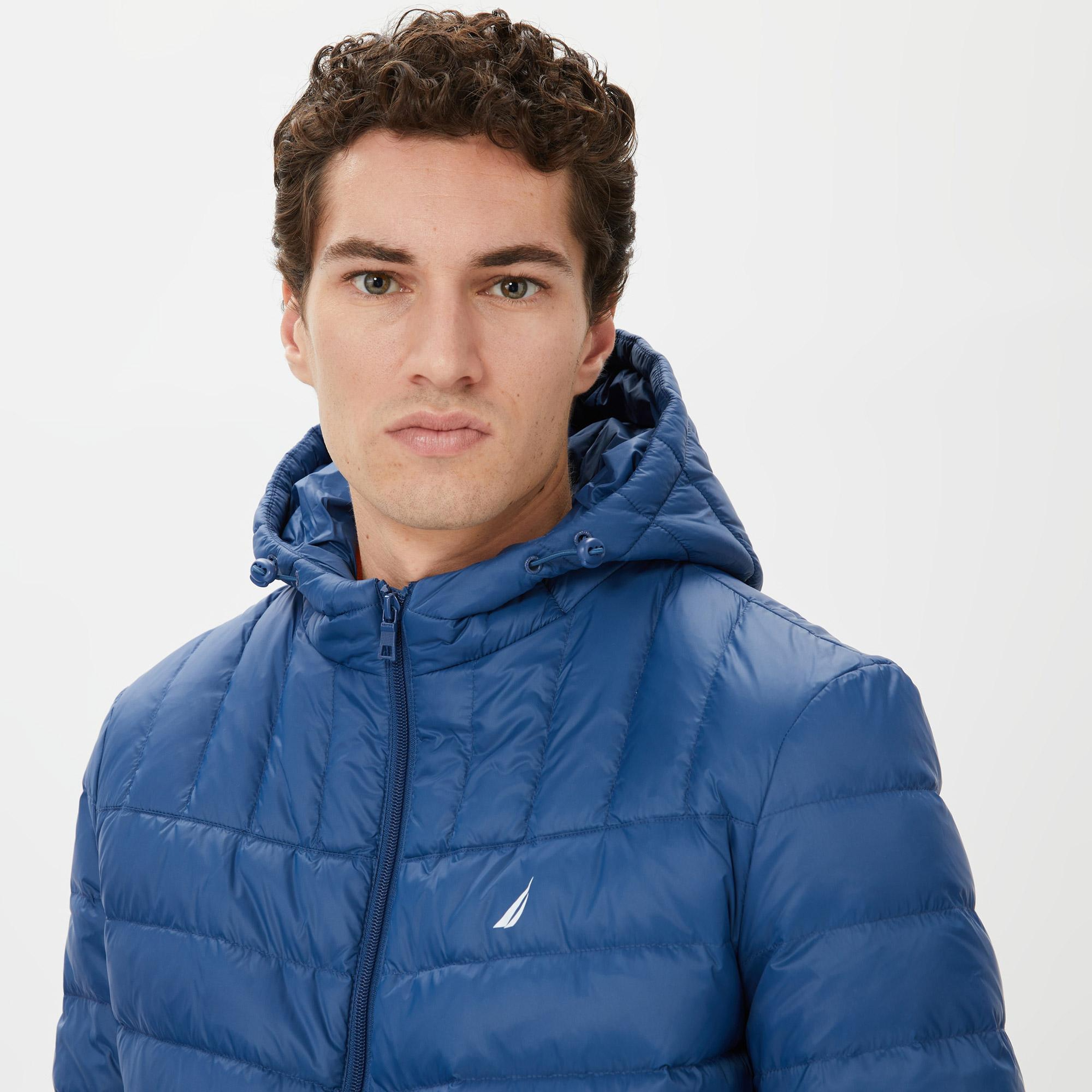 Nautica Erkek Mavi Standart Fit Mont