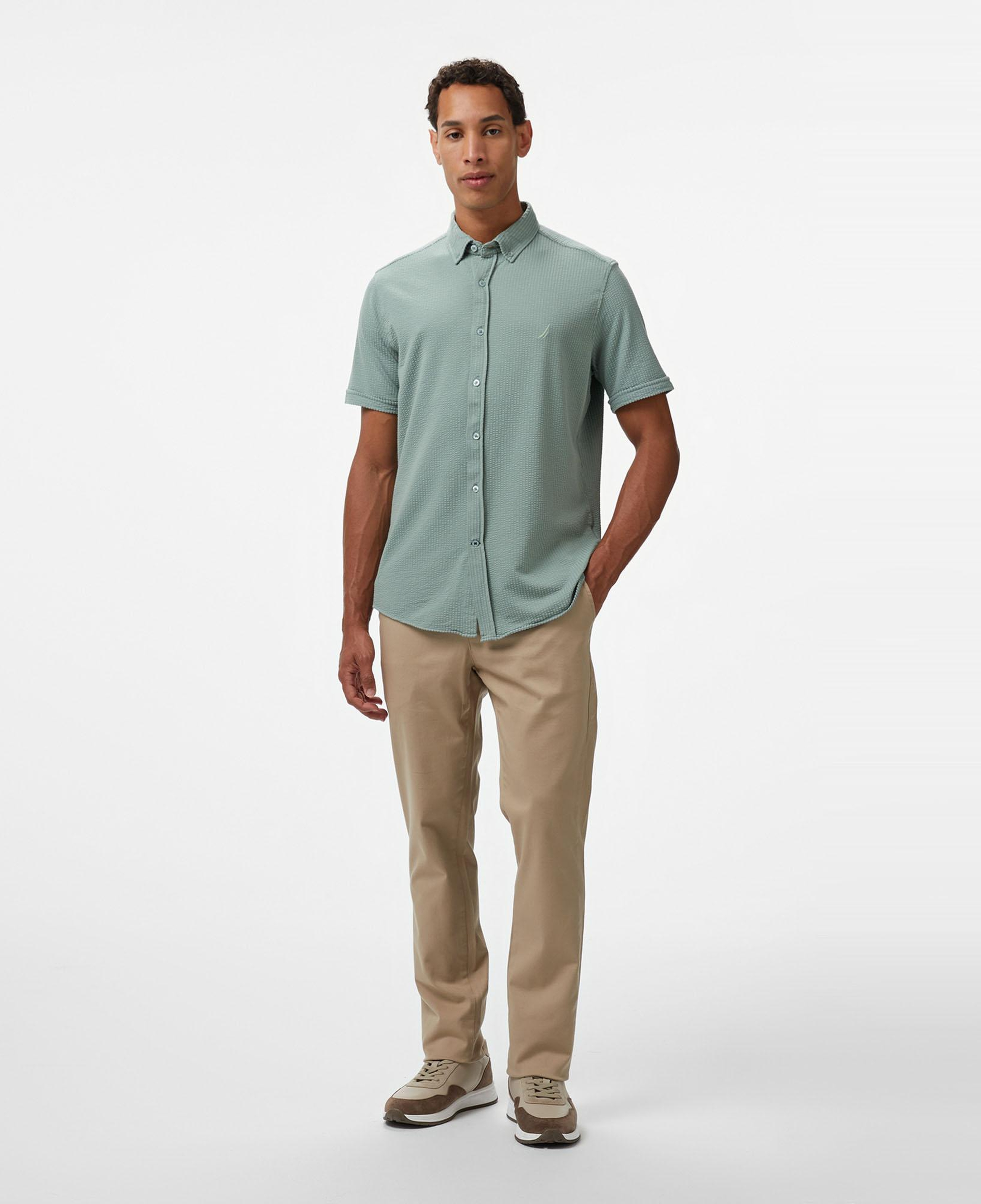 Nautica Erkek Yeşil Classic Fit Gömlek