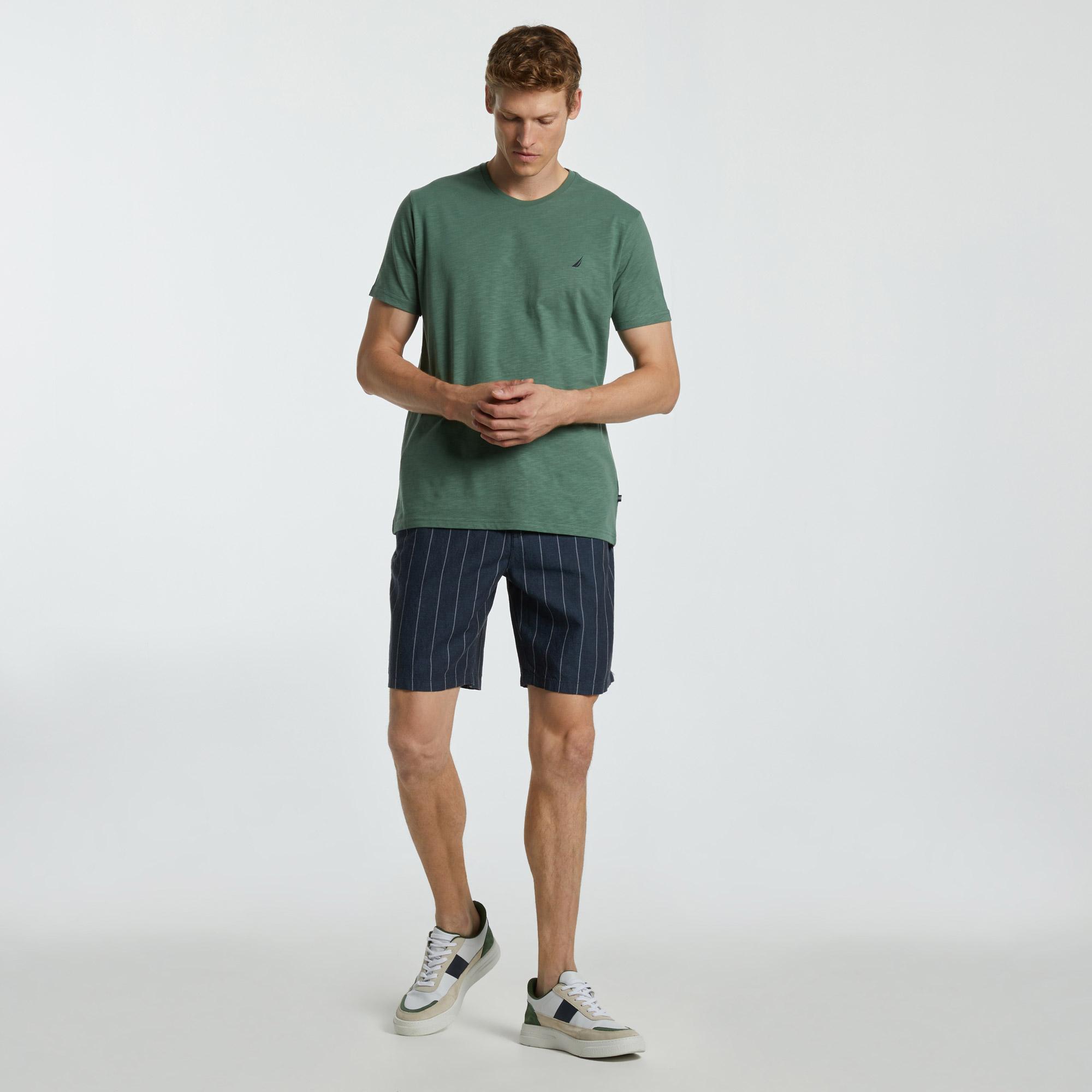 Nautica Erkek Yeşil Standart Fit T-Shirt