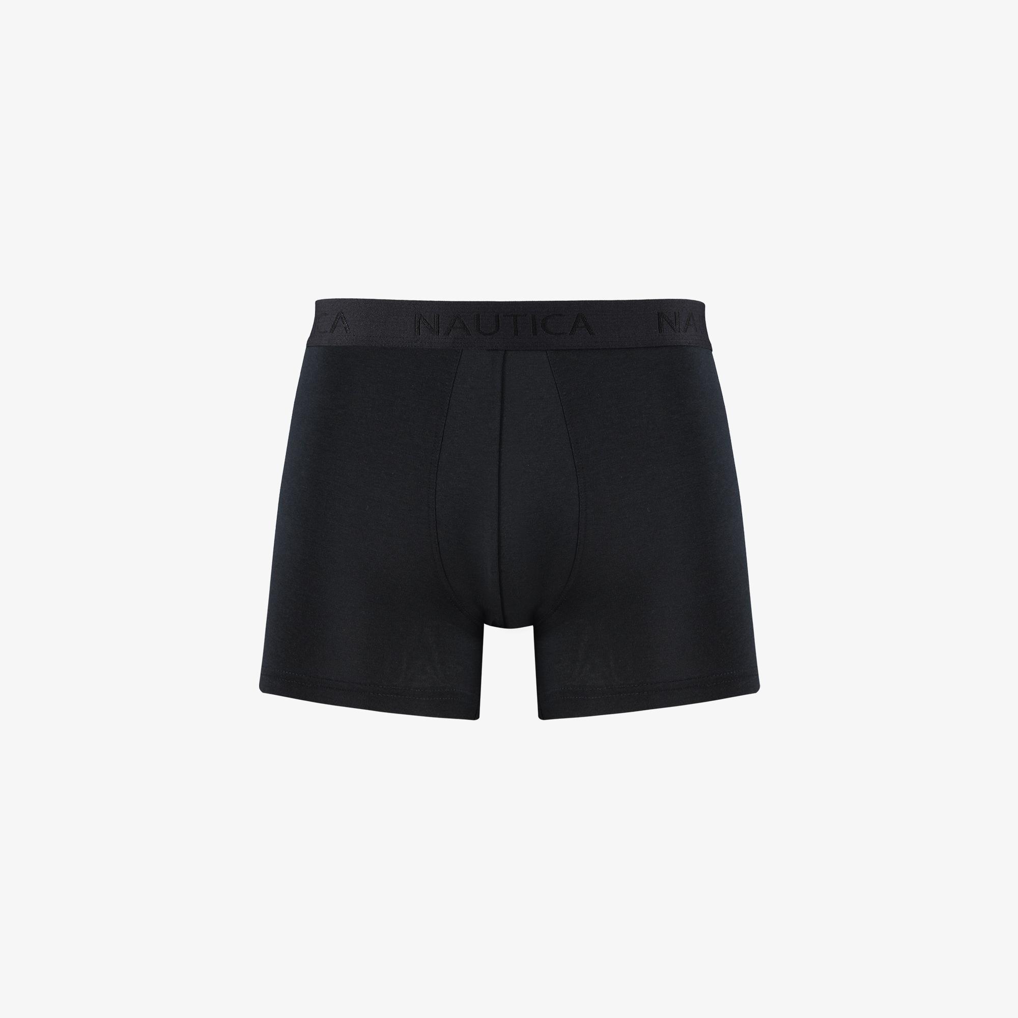 Nautica Erkek Siyah Standart Fit 3'lü Boxer