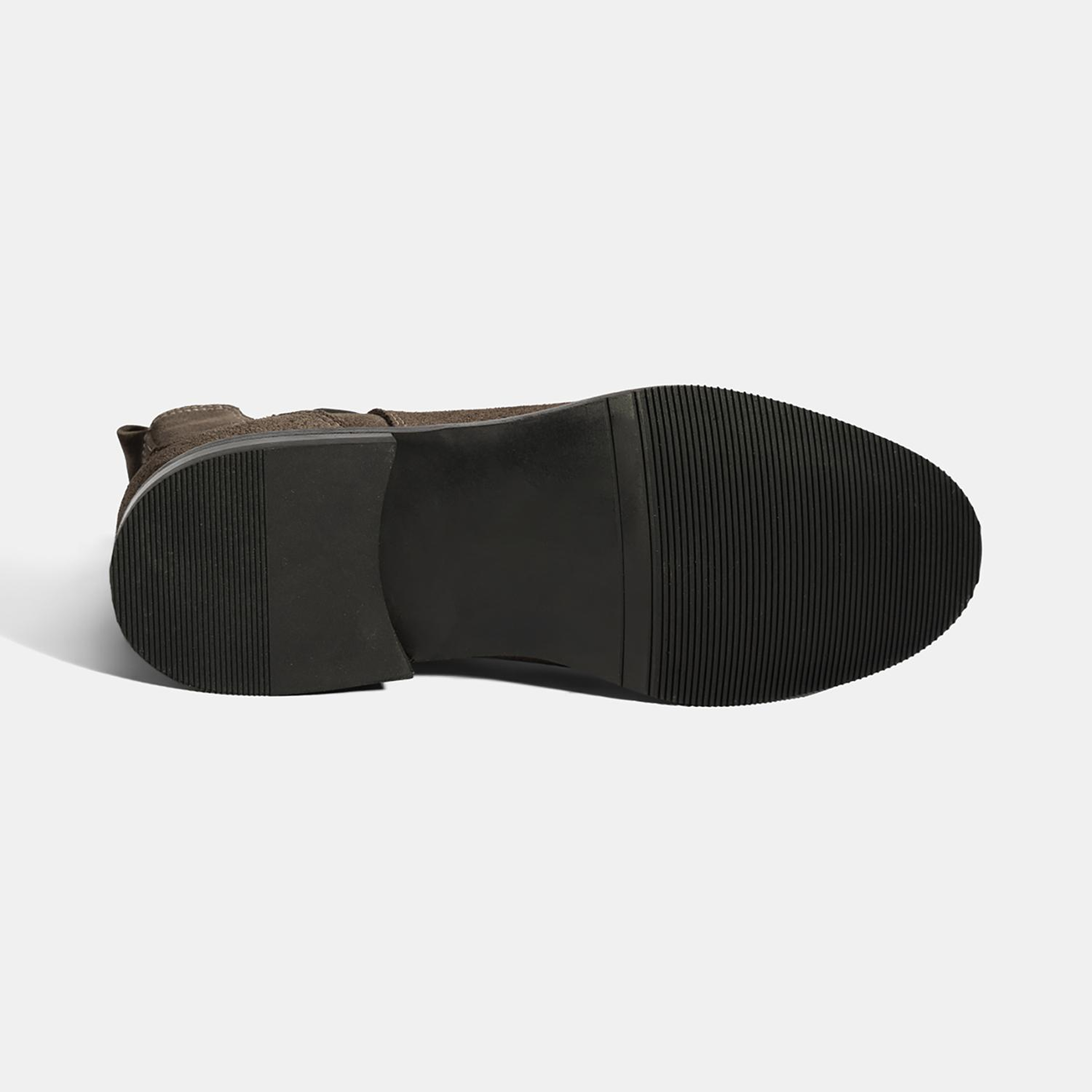 Kadın Vizon Lastik Detaylı Süet Deri Bot