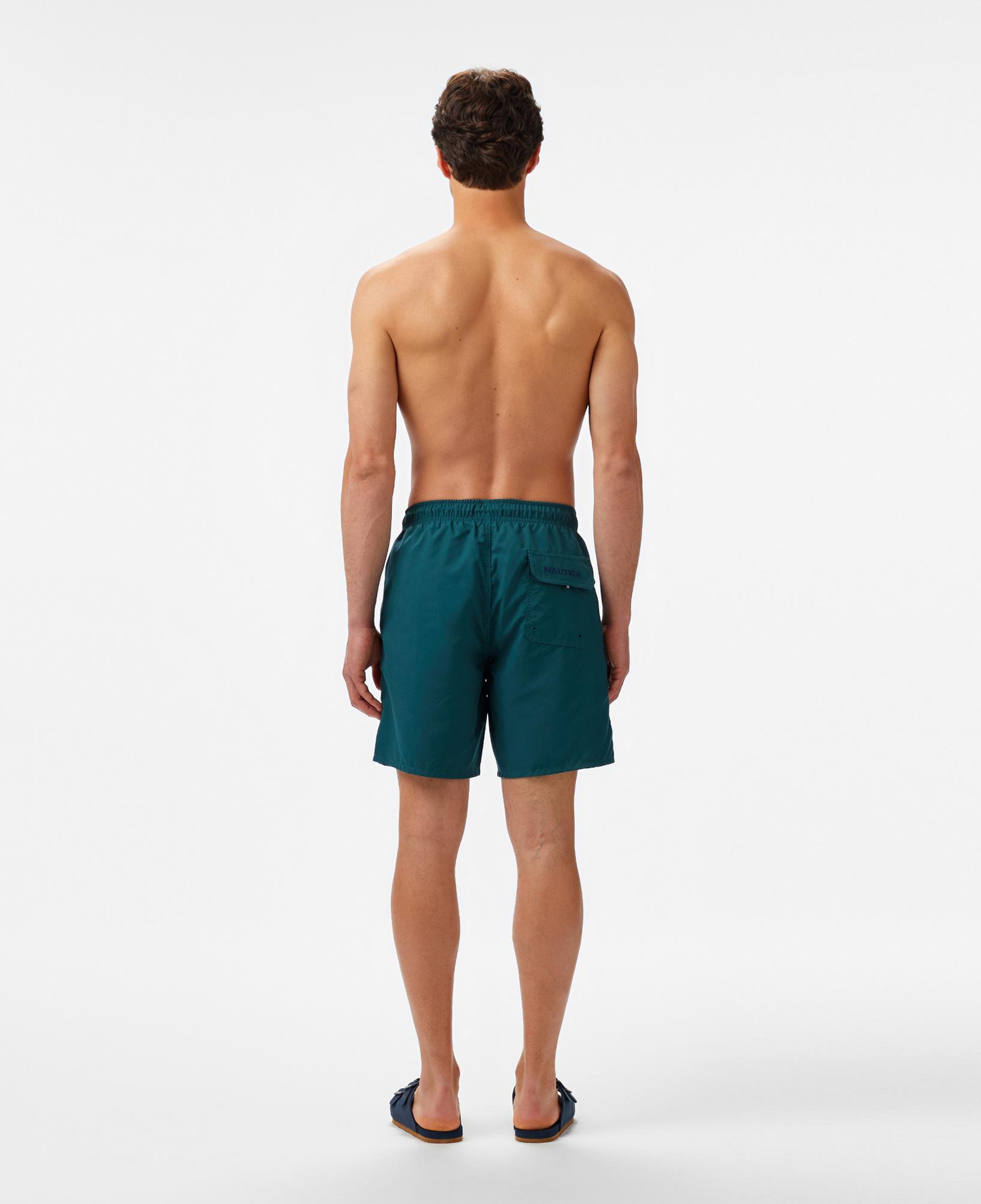 Nautica Erkek Yeşil Regular Fit Deniz Şortu