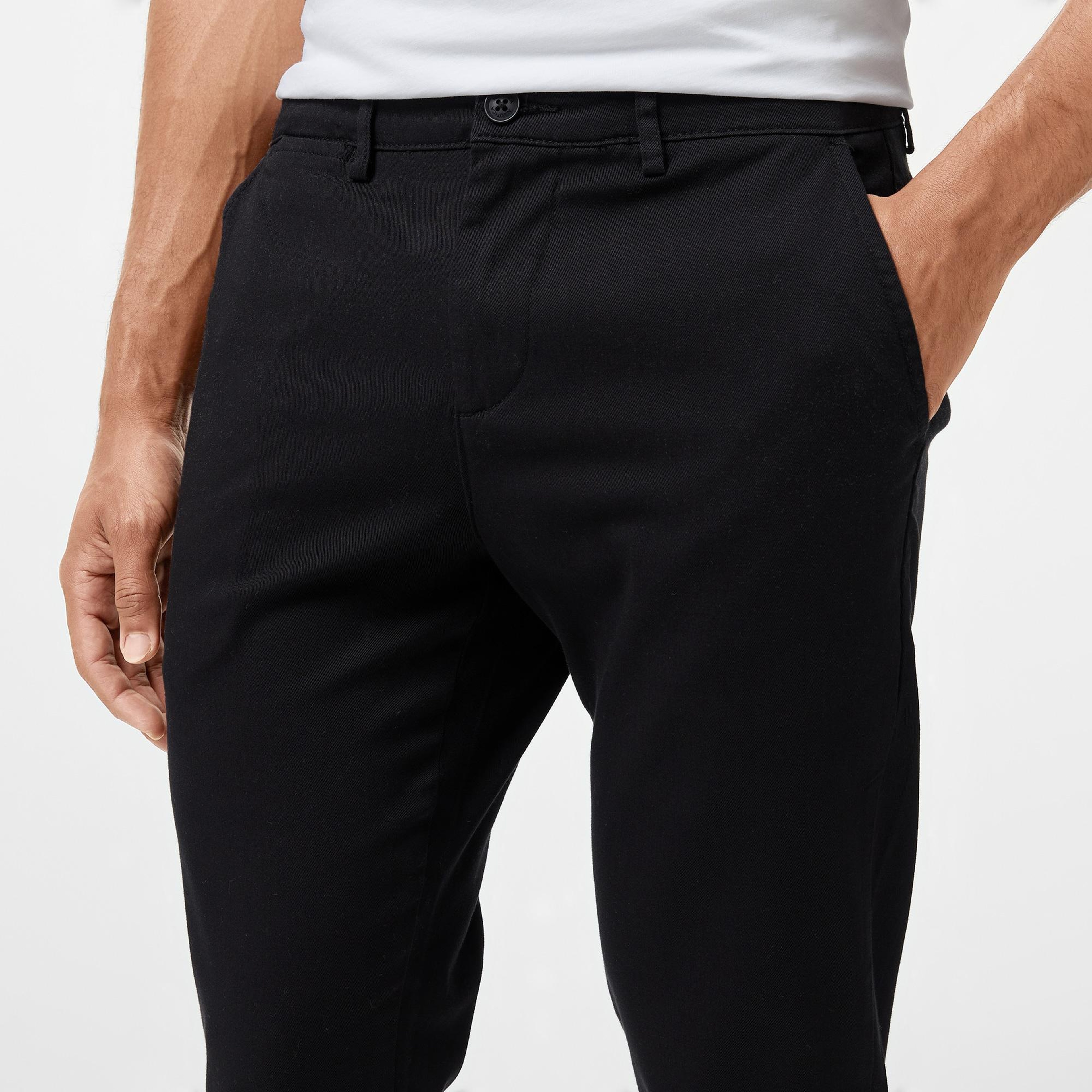 Nautica Erkek Siyah Slim Fit Pantolon