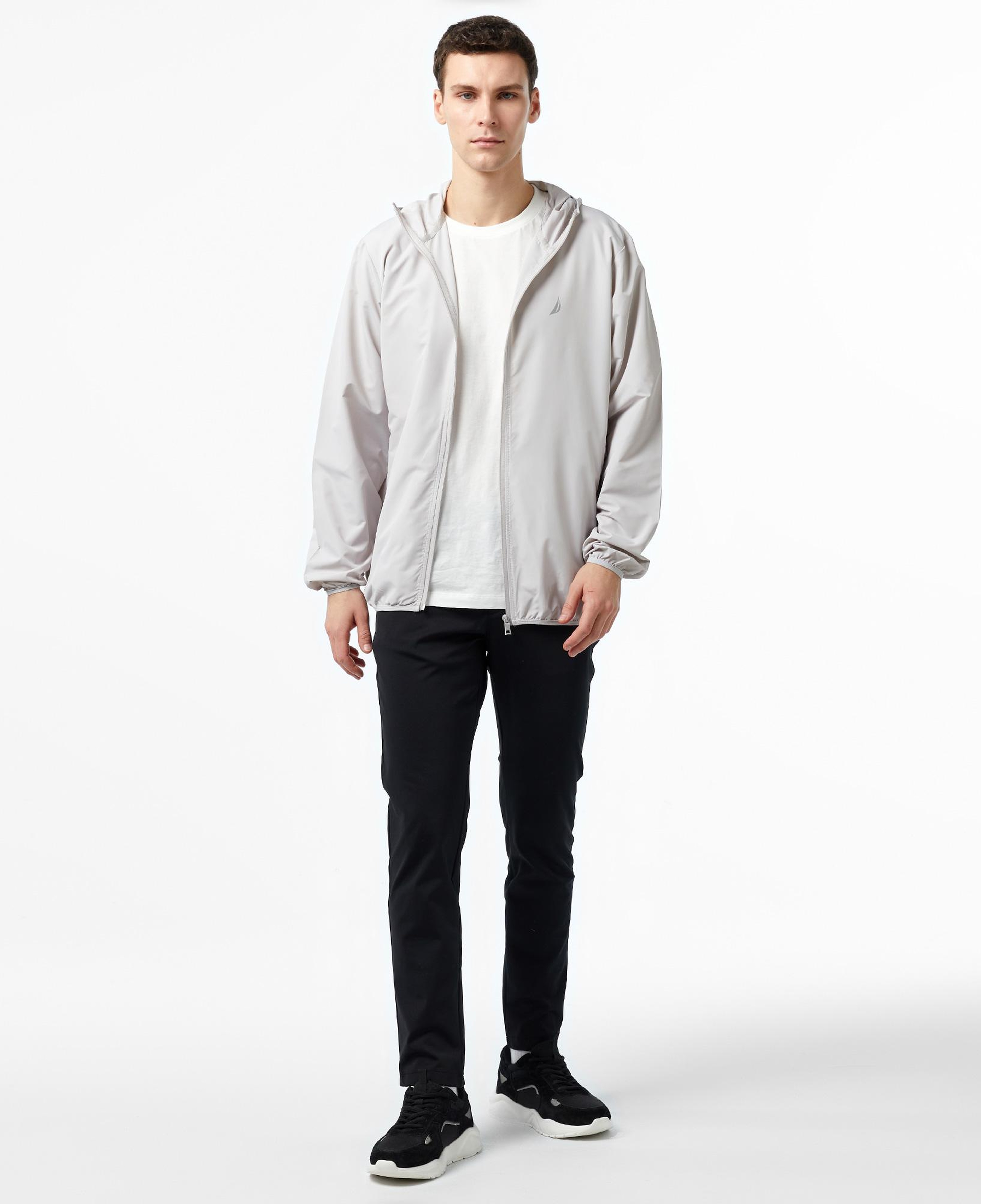 Nautica Erkek Gri Yağmurluk