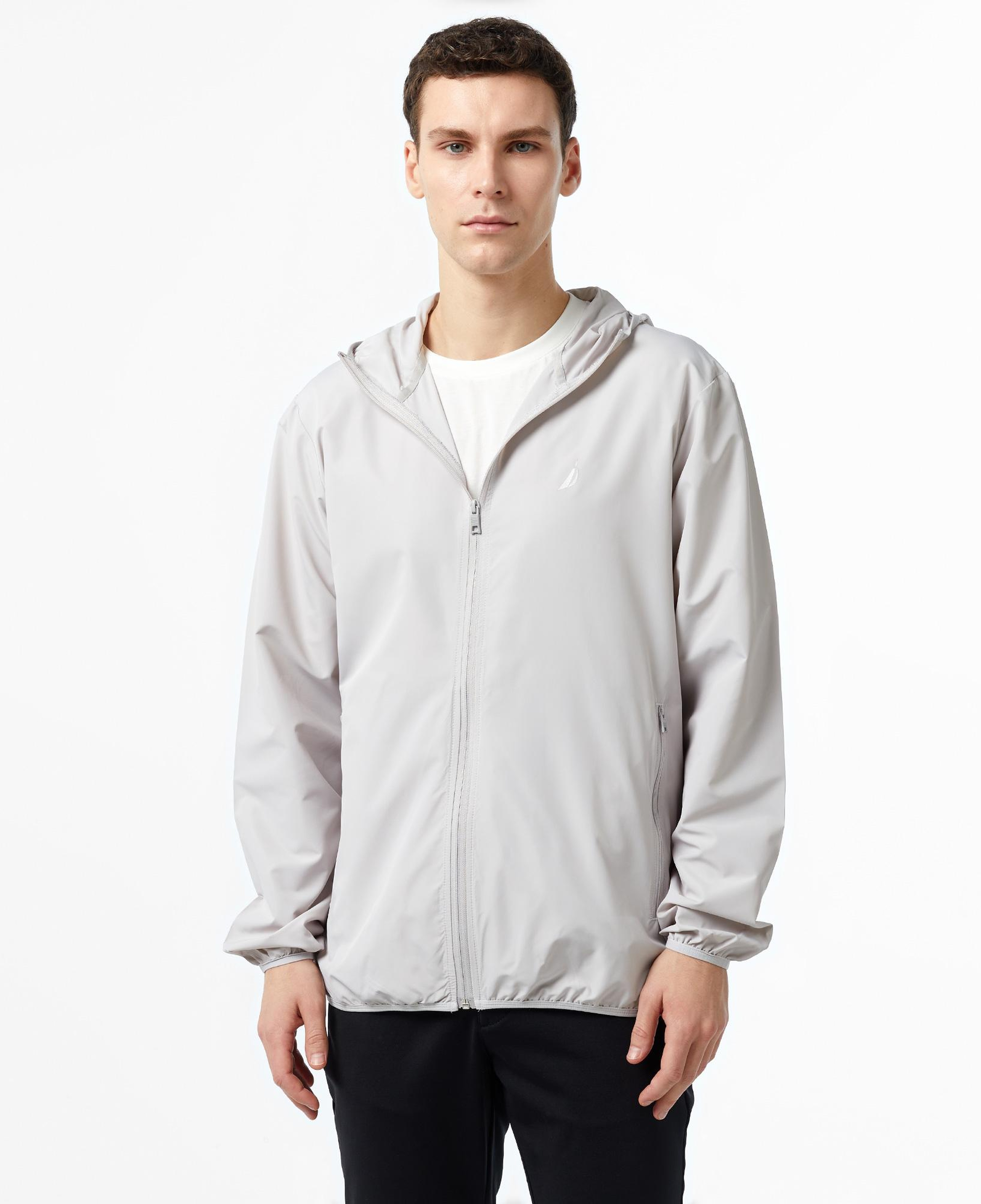 Nautica Erkek Gri Yağmurluk