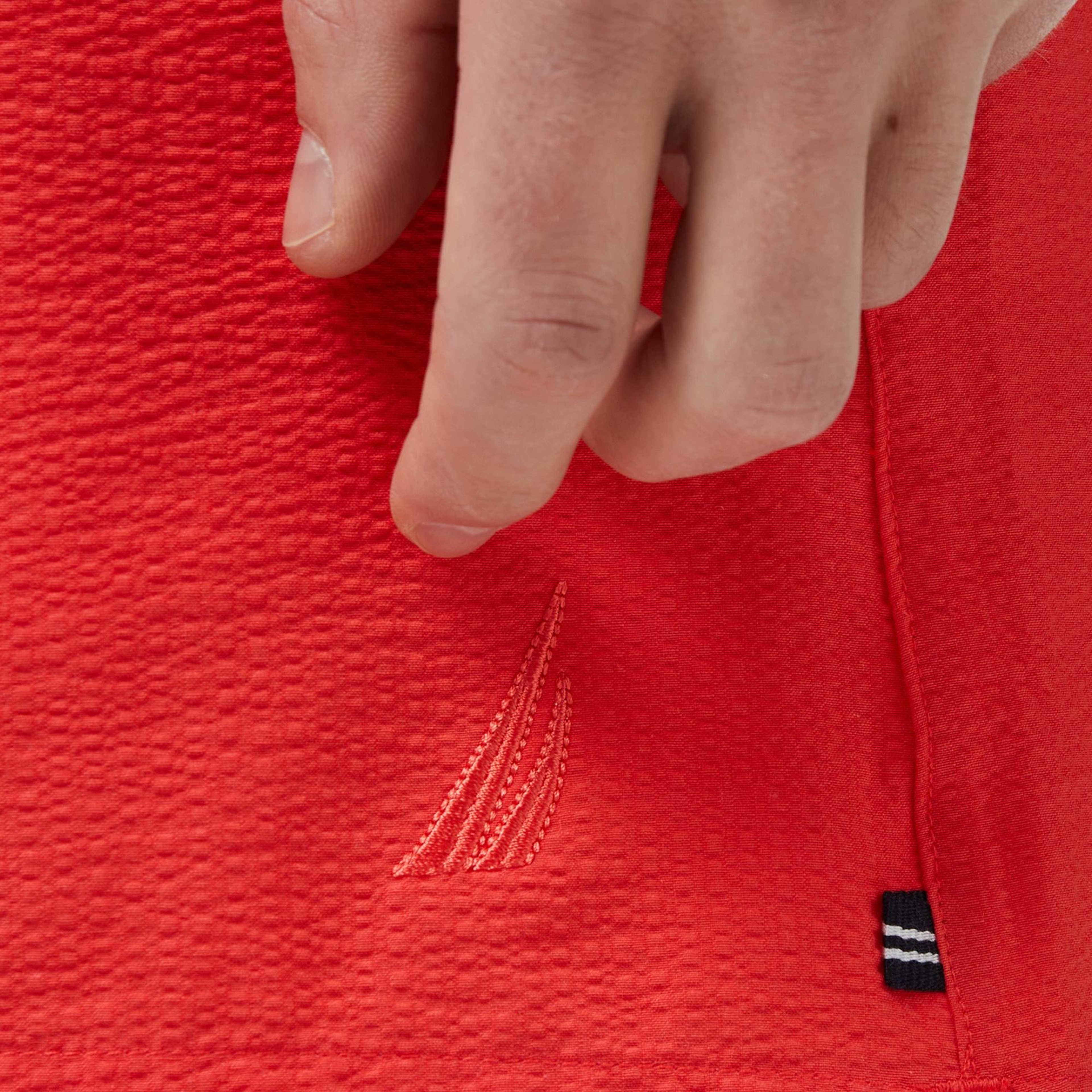 Nautica Erkek Kırmızı Regular Fit Deniz Şortu