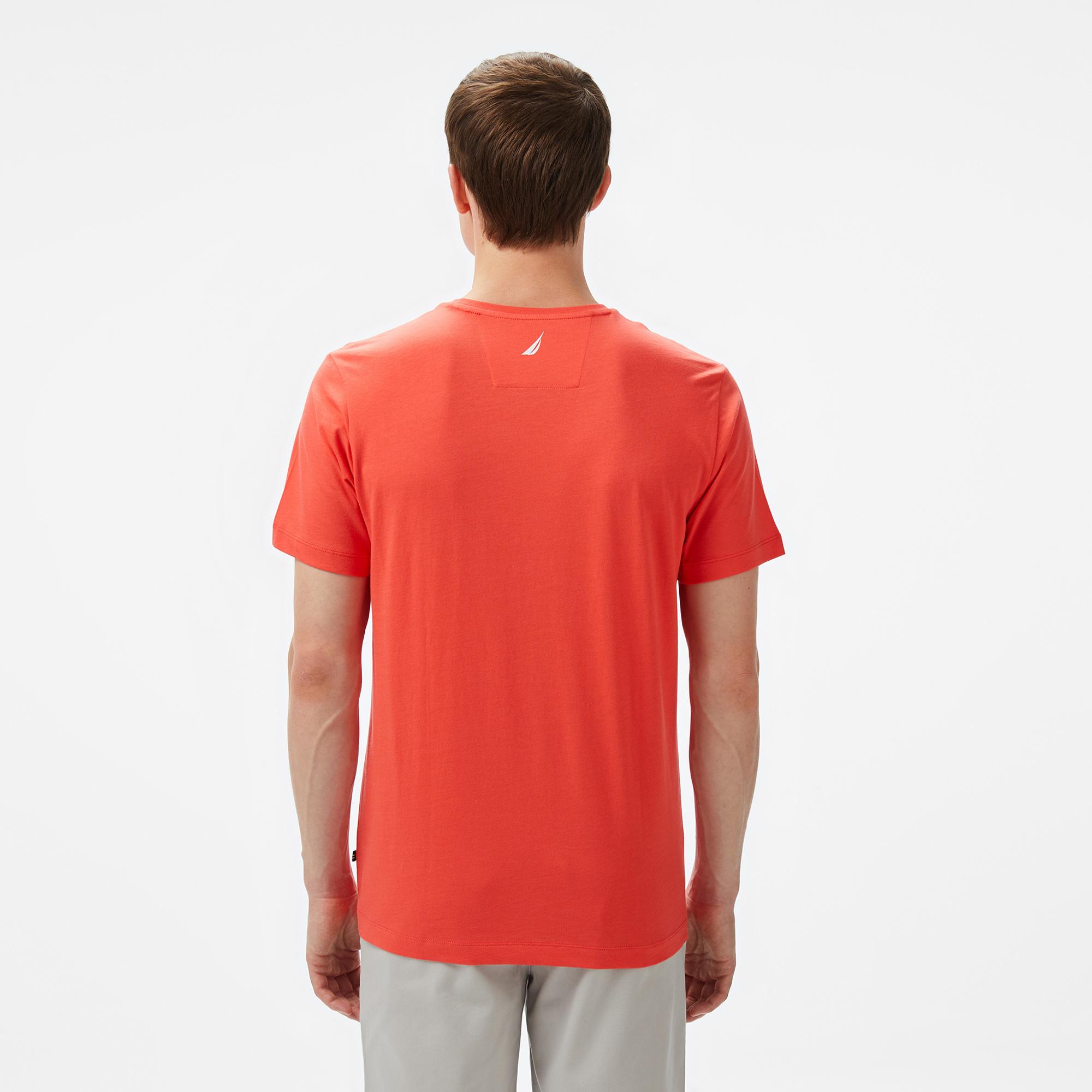 Nautica Erkek Kırmızı Regular Fit T-Shirt