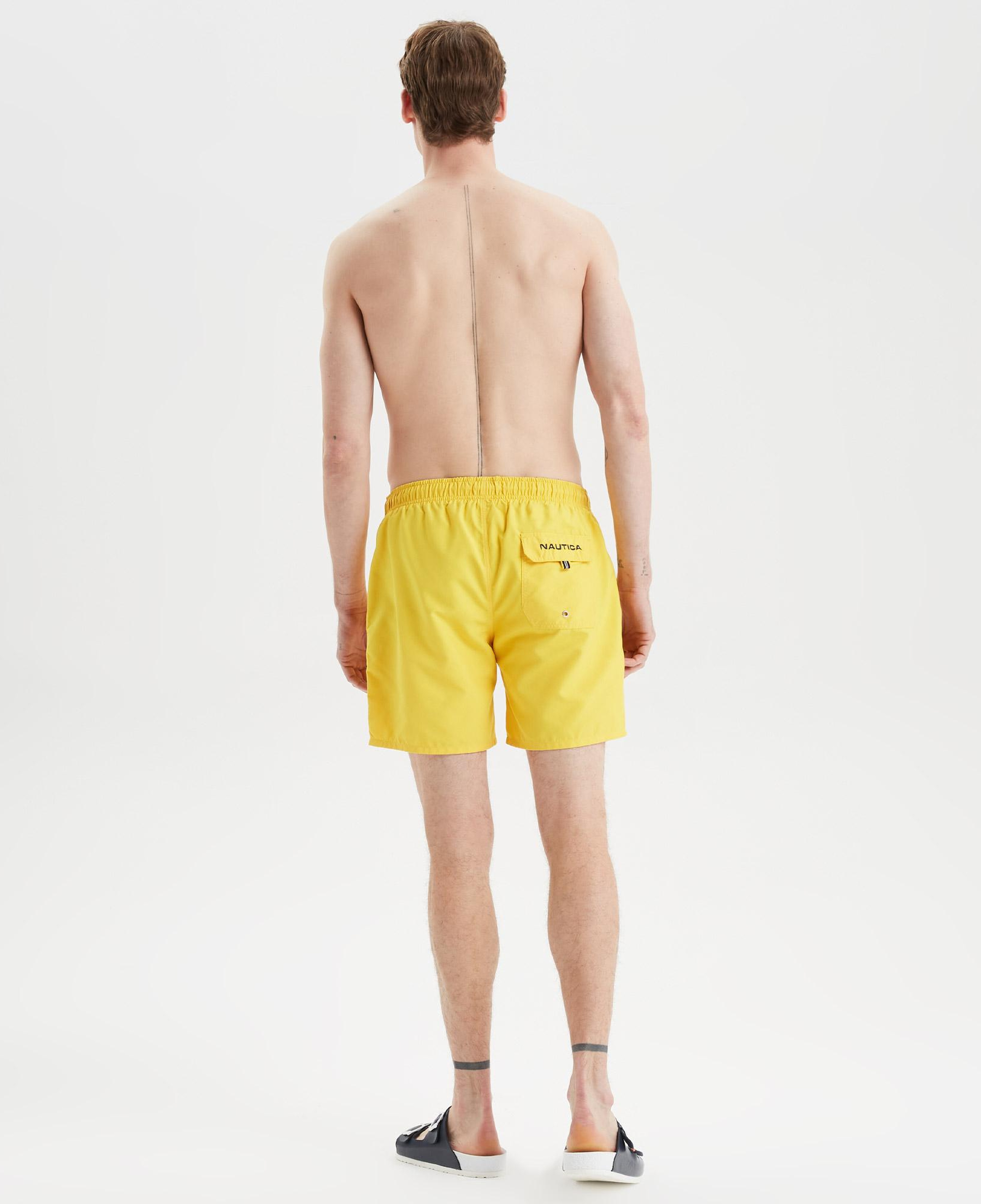 Nautica Erkek Sarı Regular Fit Deniz Şortu