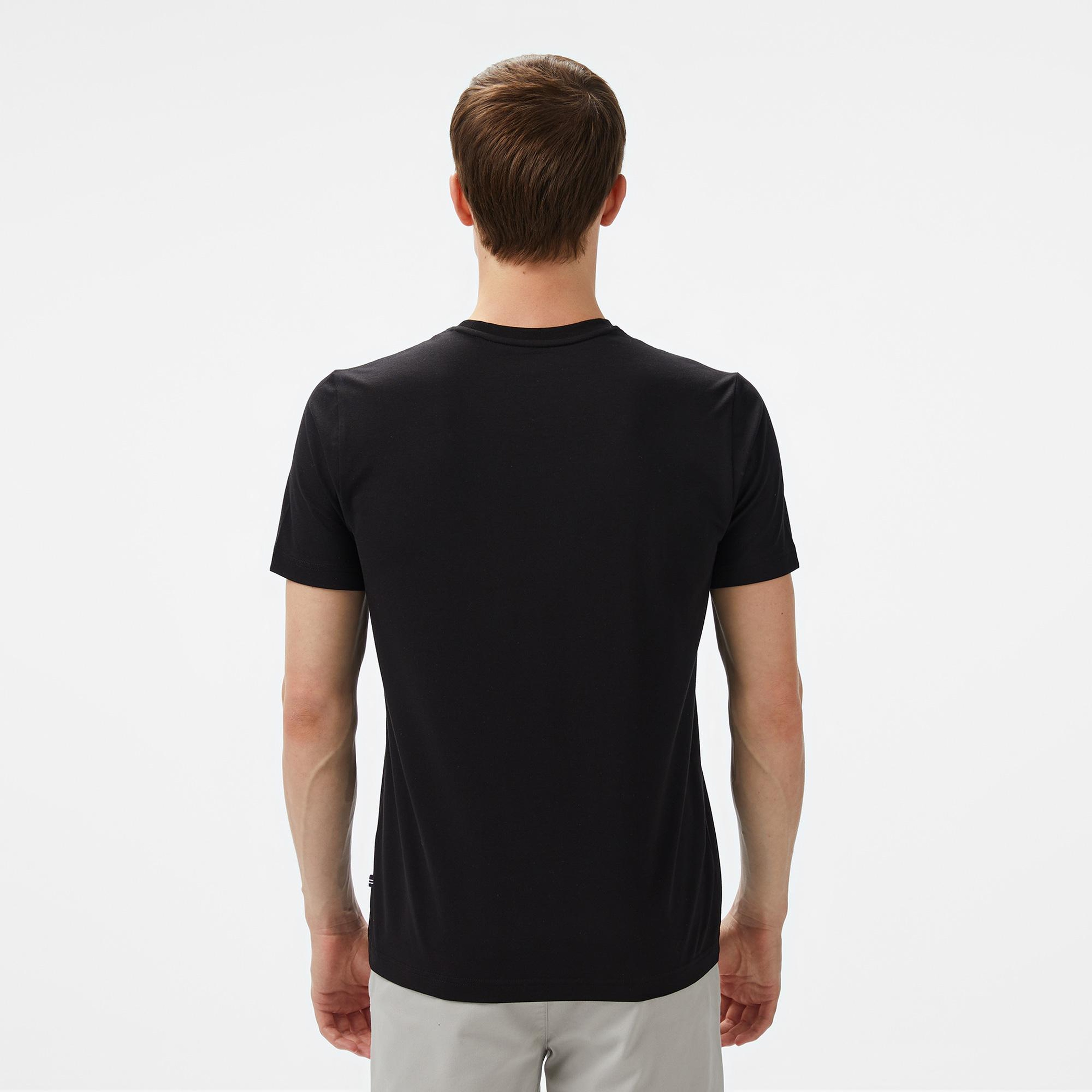 Nautica Erkek Siyah Regular Fit T-Shirt