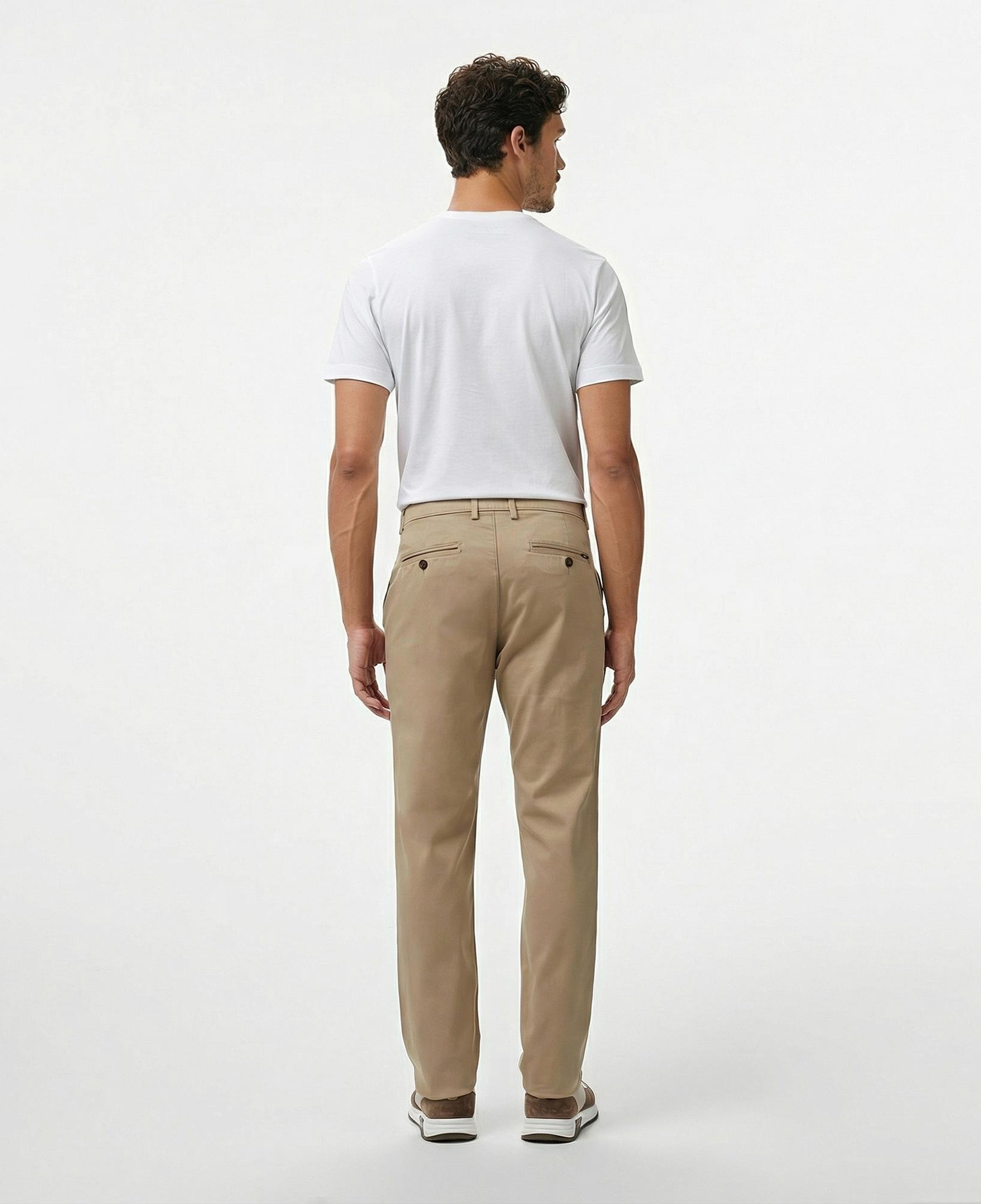 Nautica Erkek Bej Slim Fit Pantolon