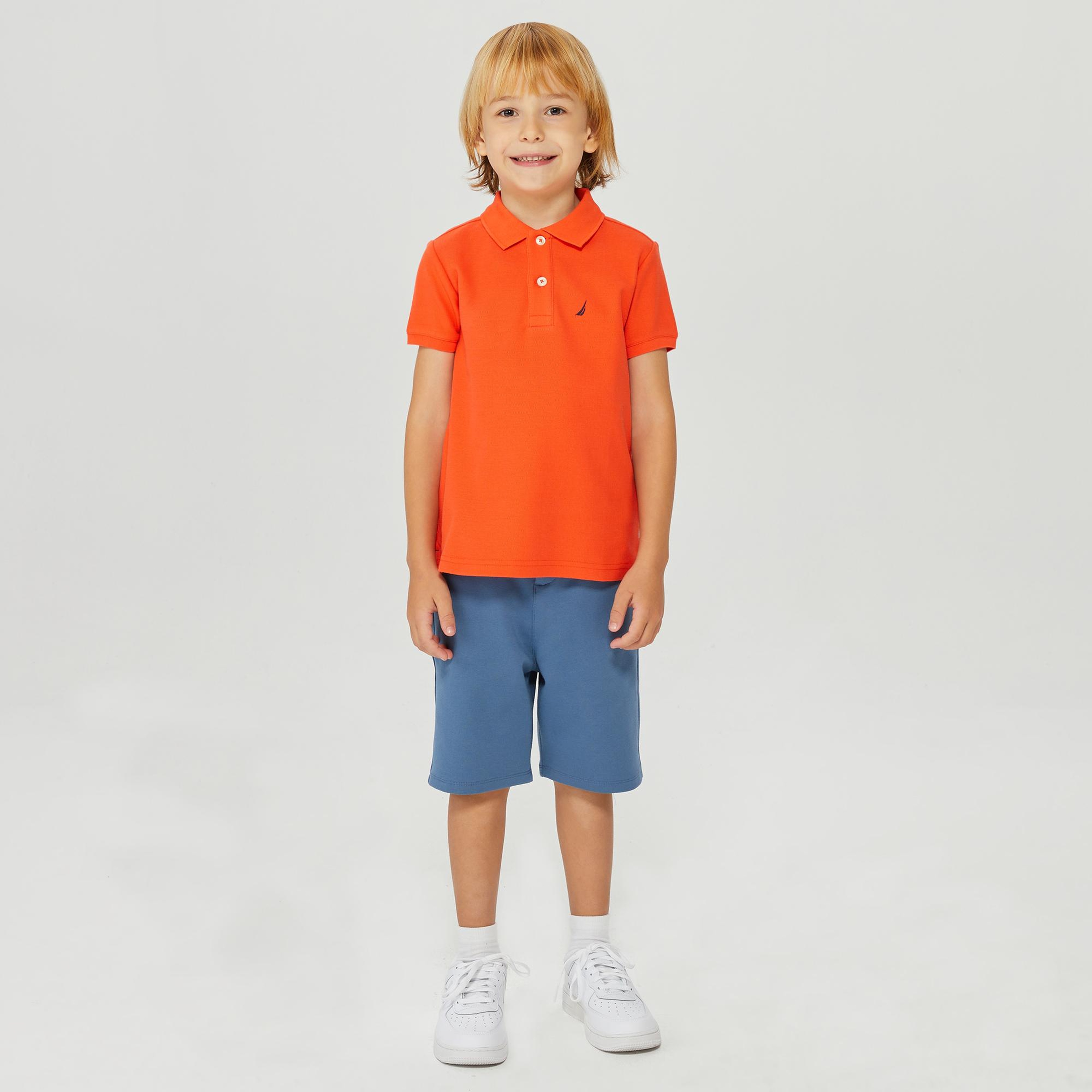 Nautica Erkek Çocuk Turuncu Regular Fit Polo Yaka T-Shirt