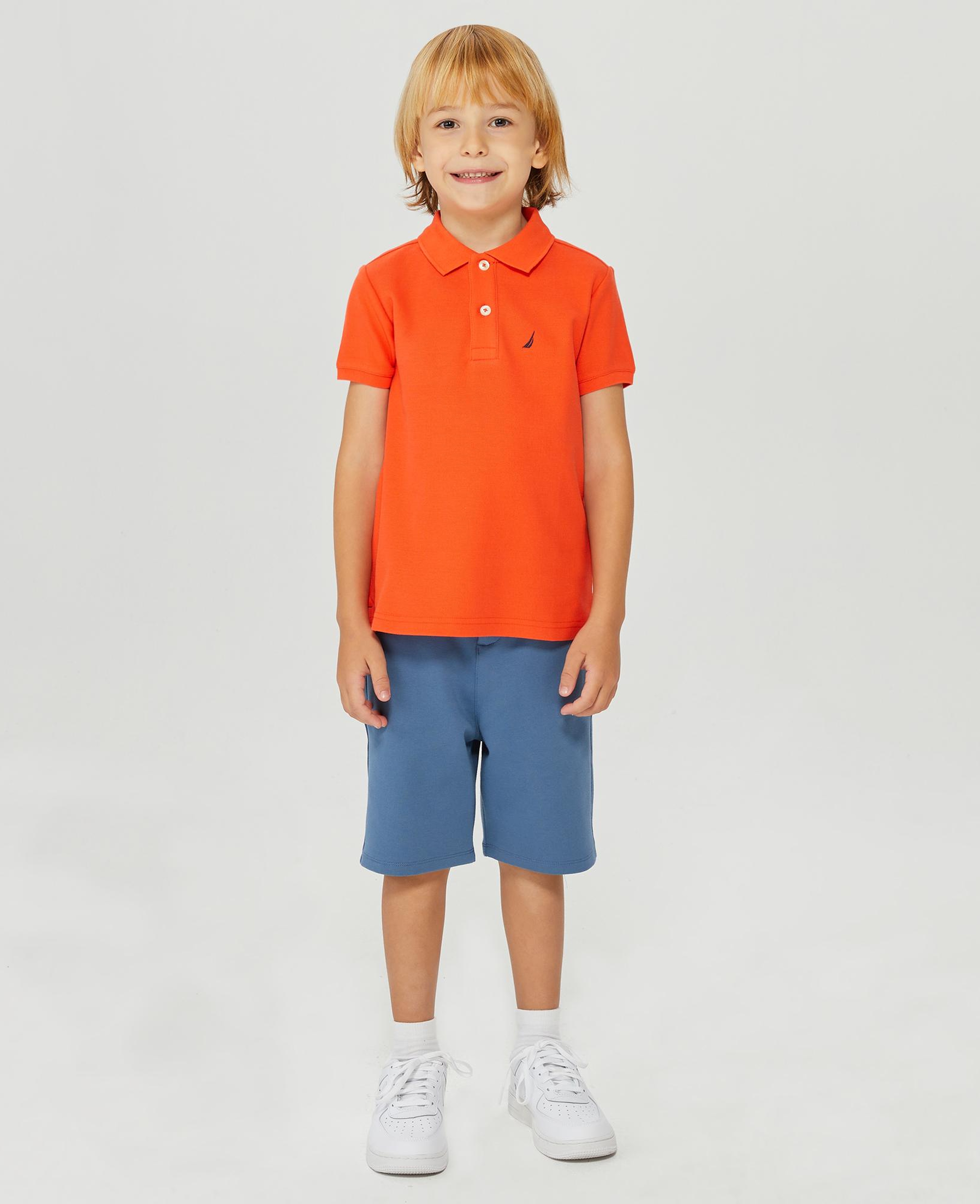Nautica Erkek Çocuk Turuncu Regular Fit Polo Yaka T-Shirt