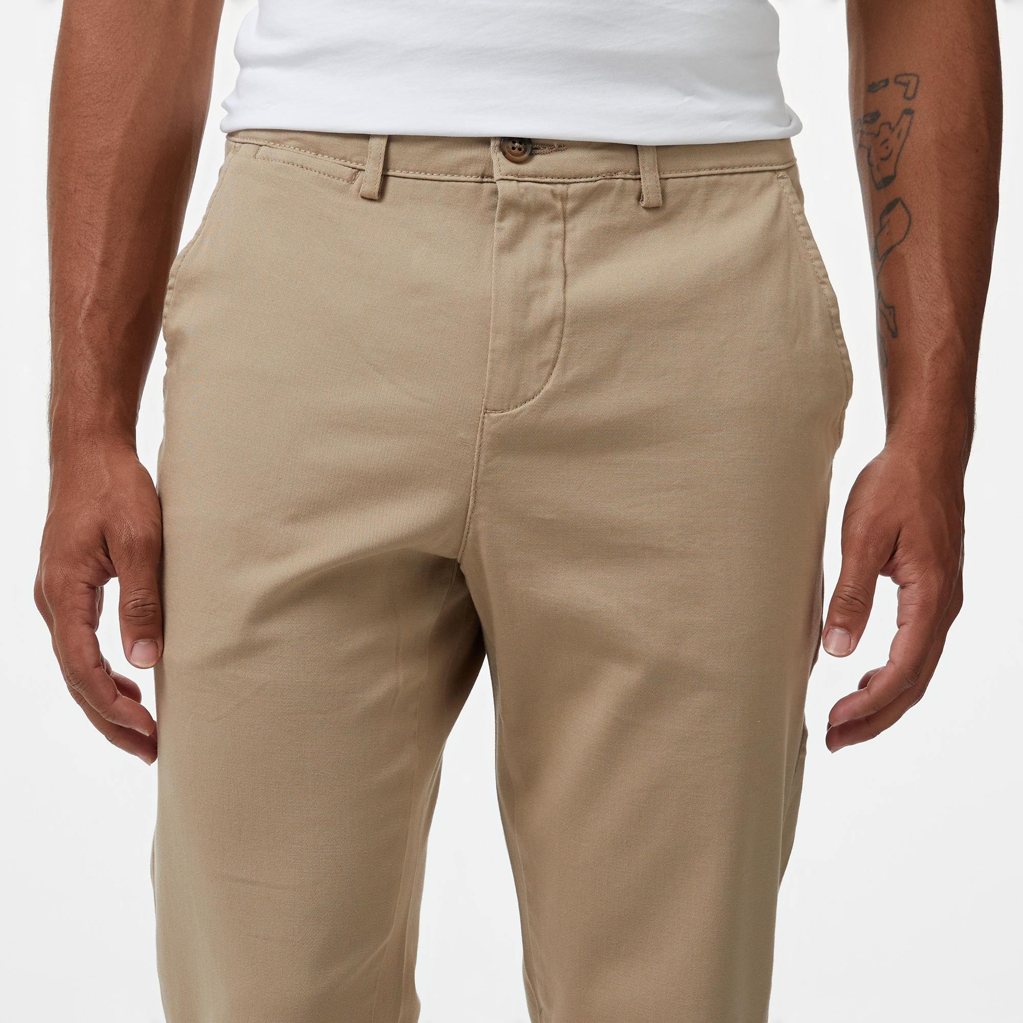 Nautica Erkek Bej Slim Fit Pantolon