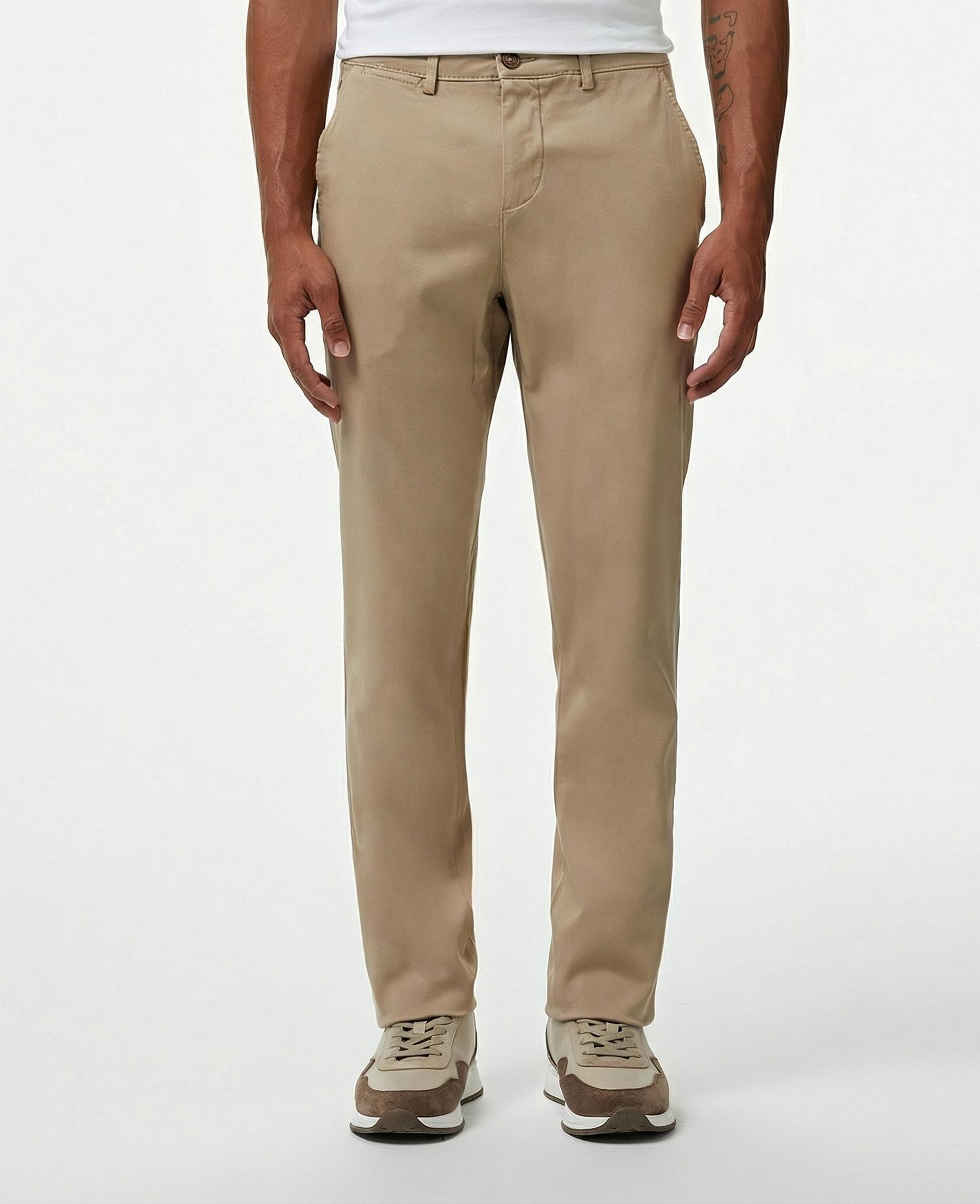 Nautica Erkek Bej Slim Fit Pantolon