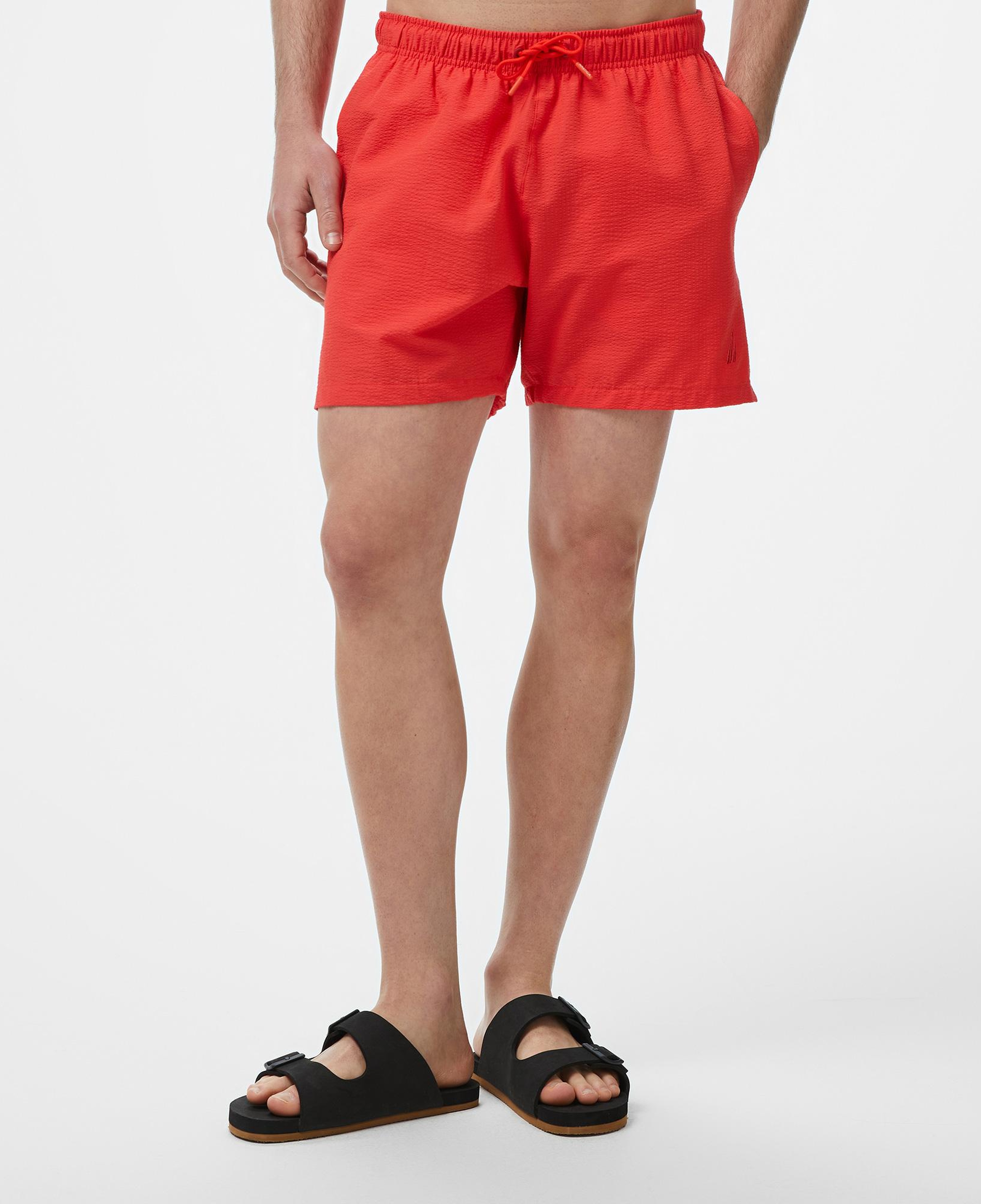 Nautica Erkek Kırmızı Regular Fit Deniz Şortu