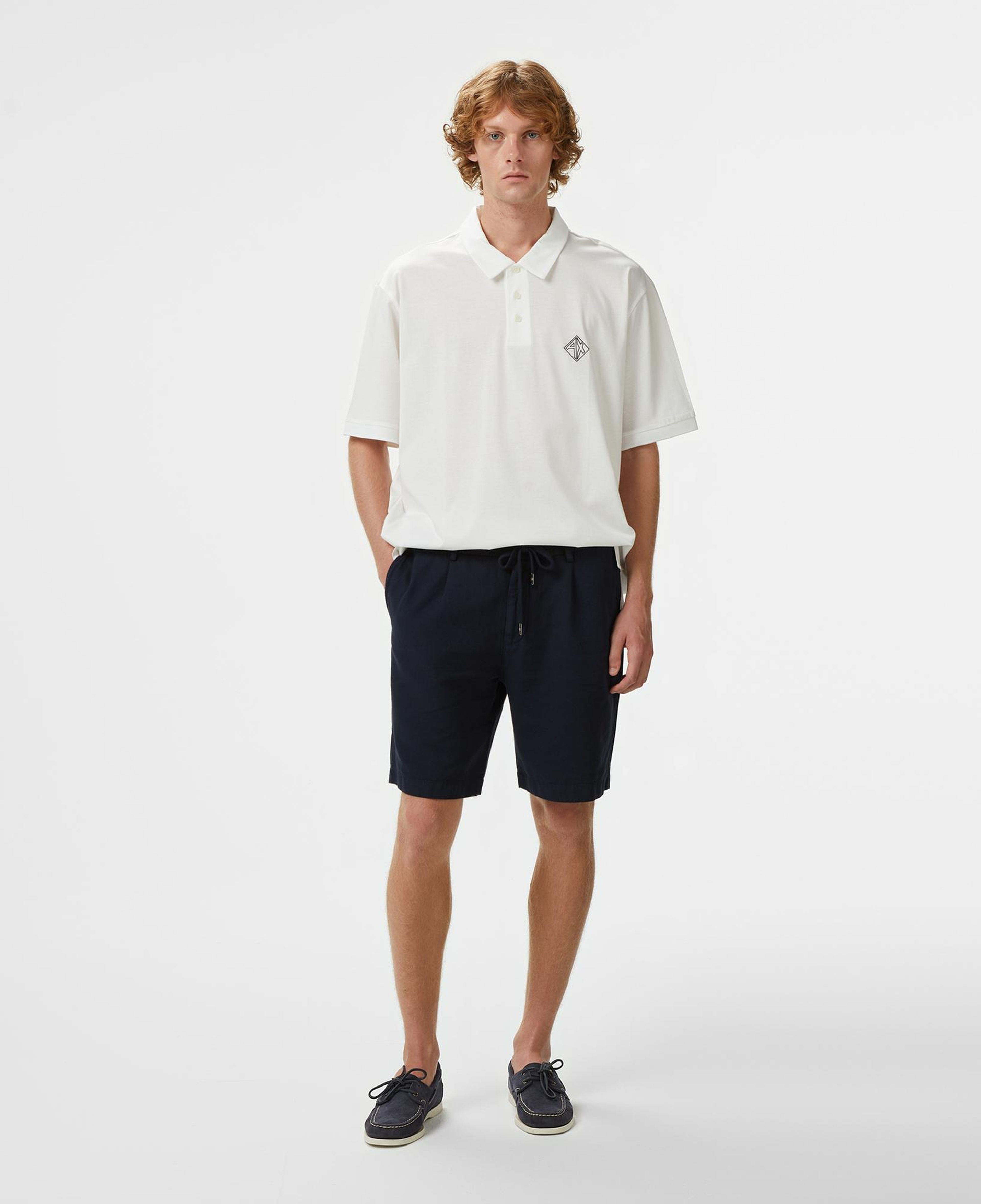 Armani Exchange Erkek Beyaz Polo