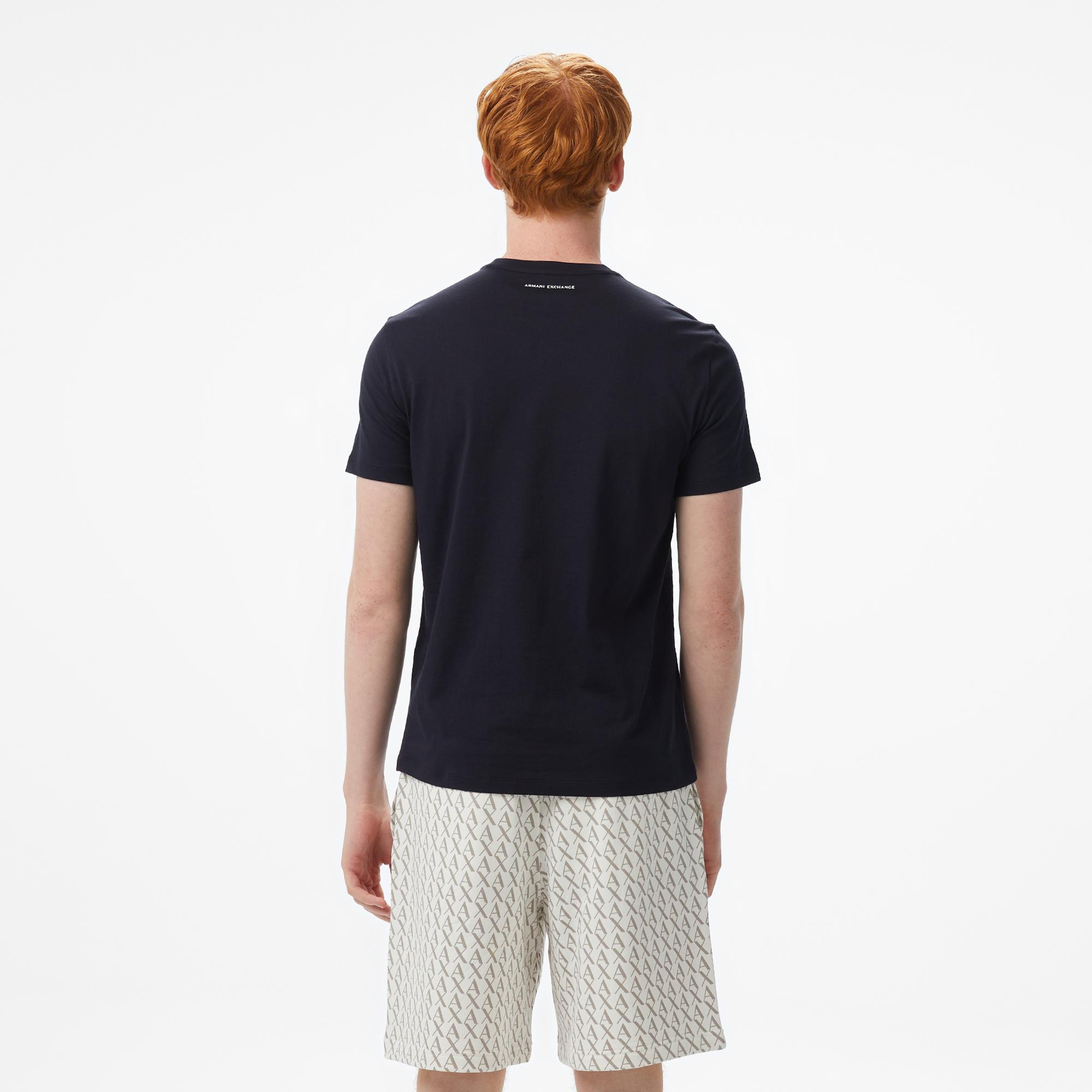 Armani Exchange Erkek Lacivert T-Shirt