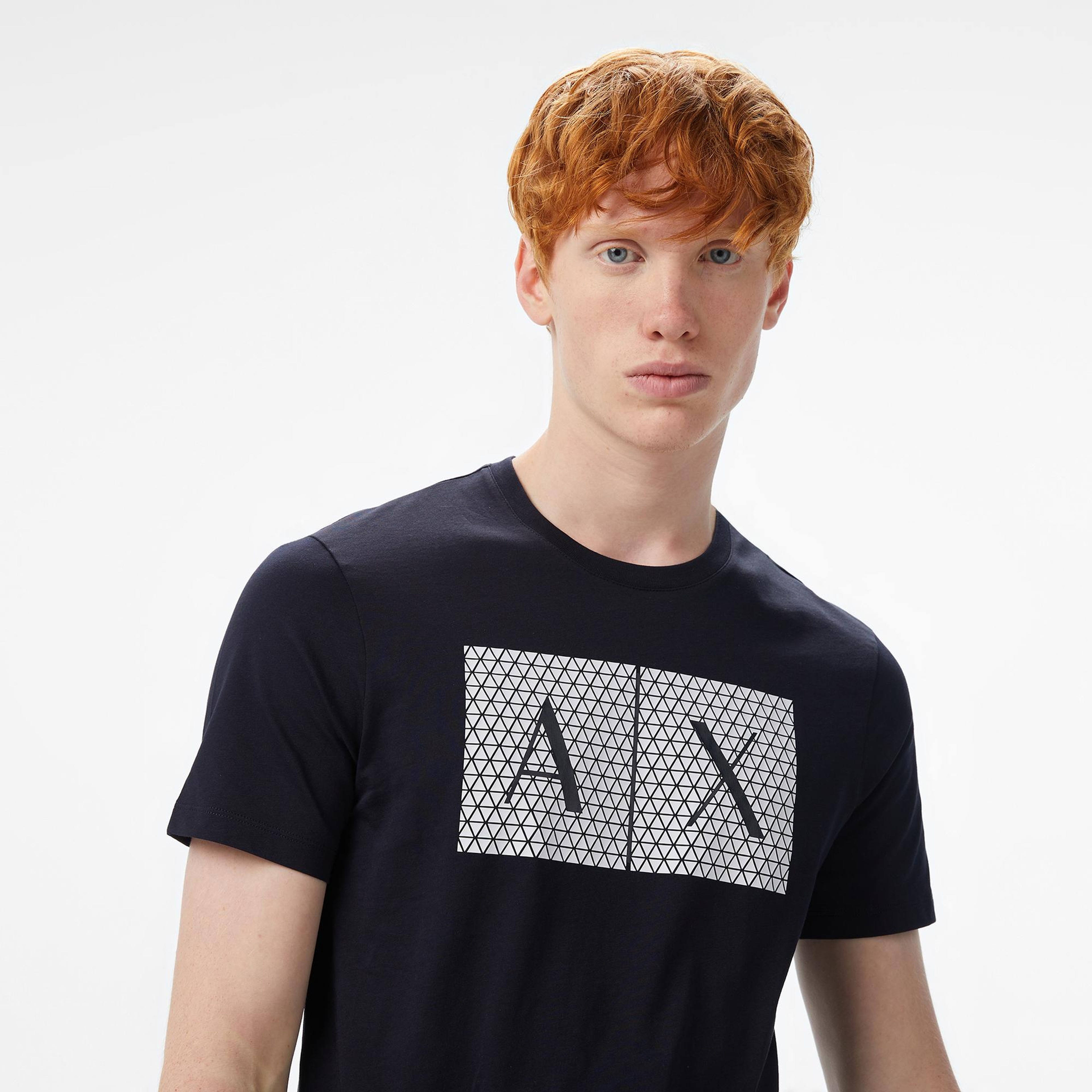 Armani Exchange Erkek Lacivert T-Shirt