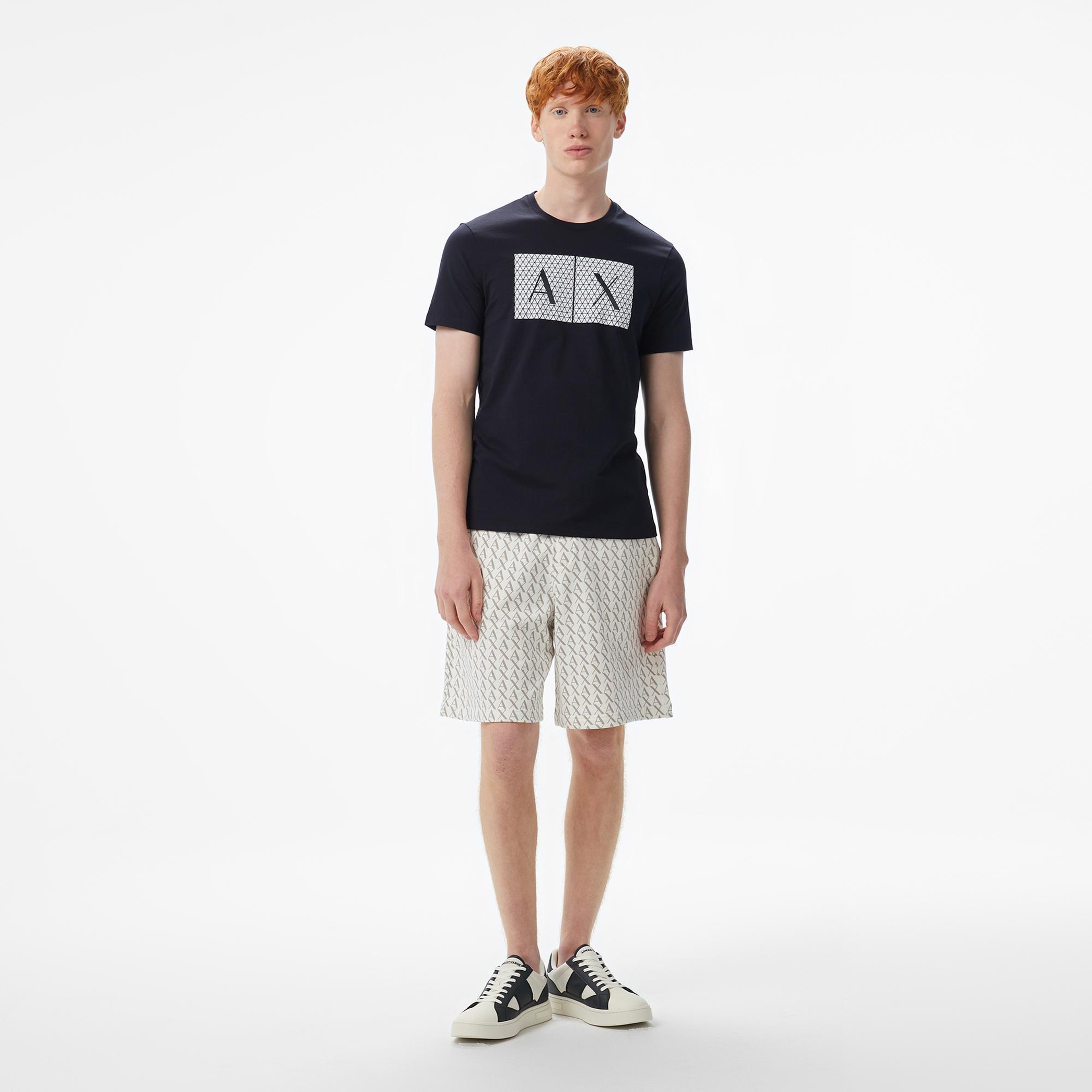 Armani Exchange Erkek Lacivert T-Shirt