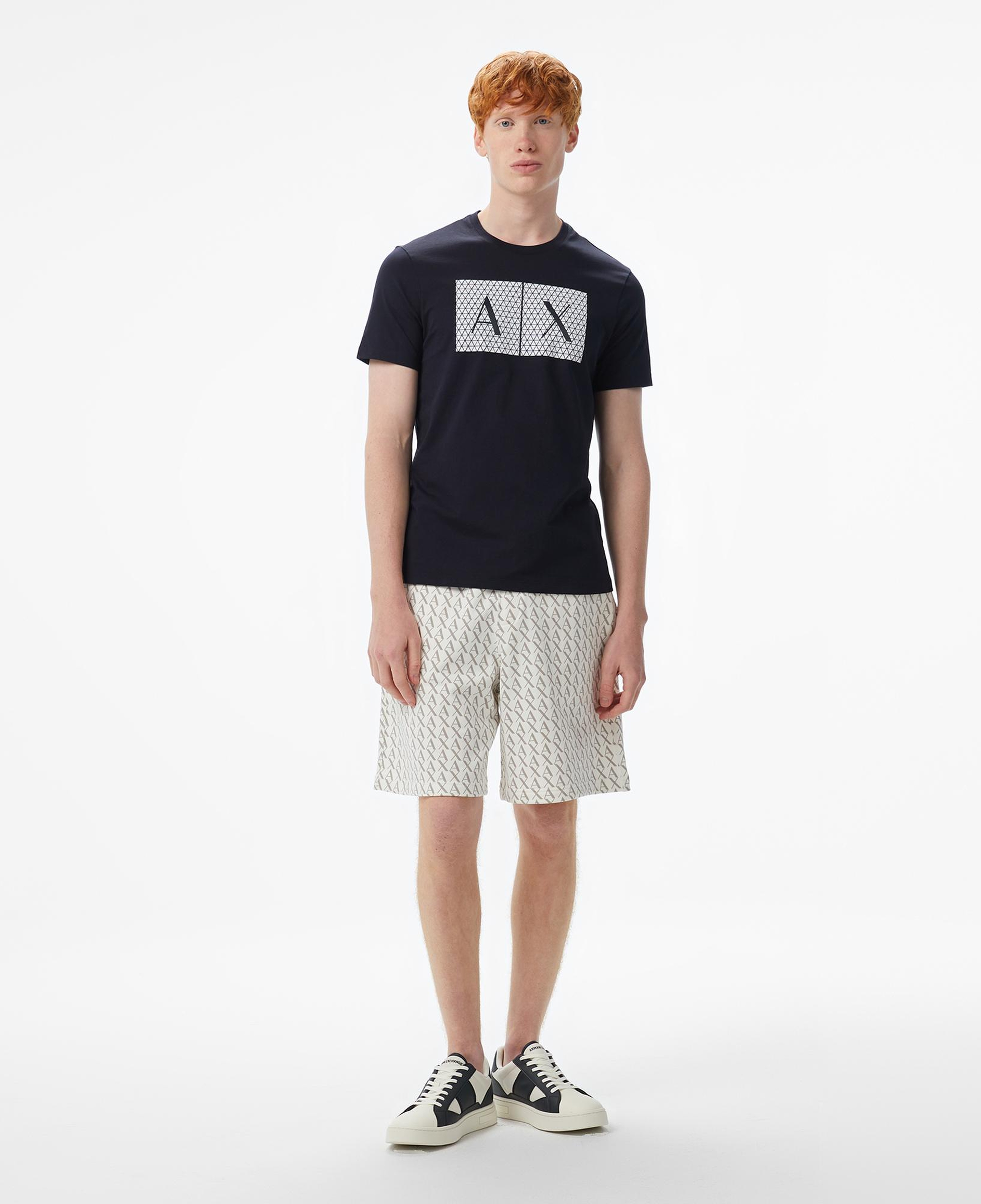 Armani Exchange Erkek Lacivert T-Shirt