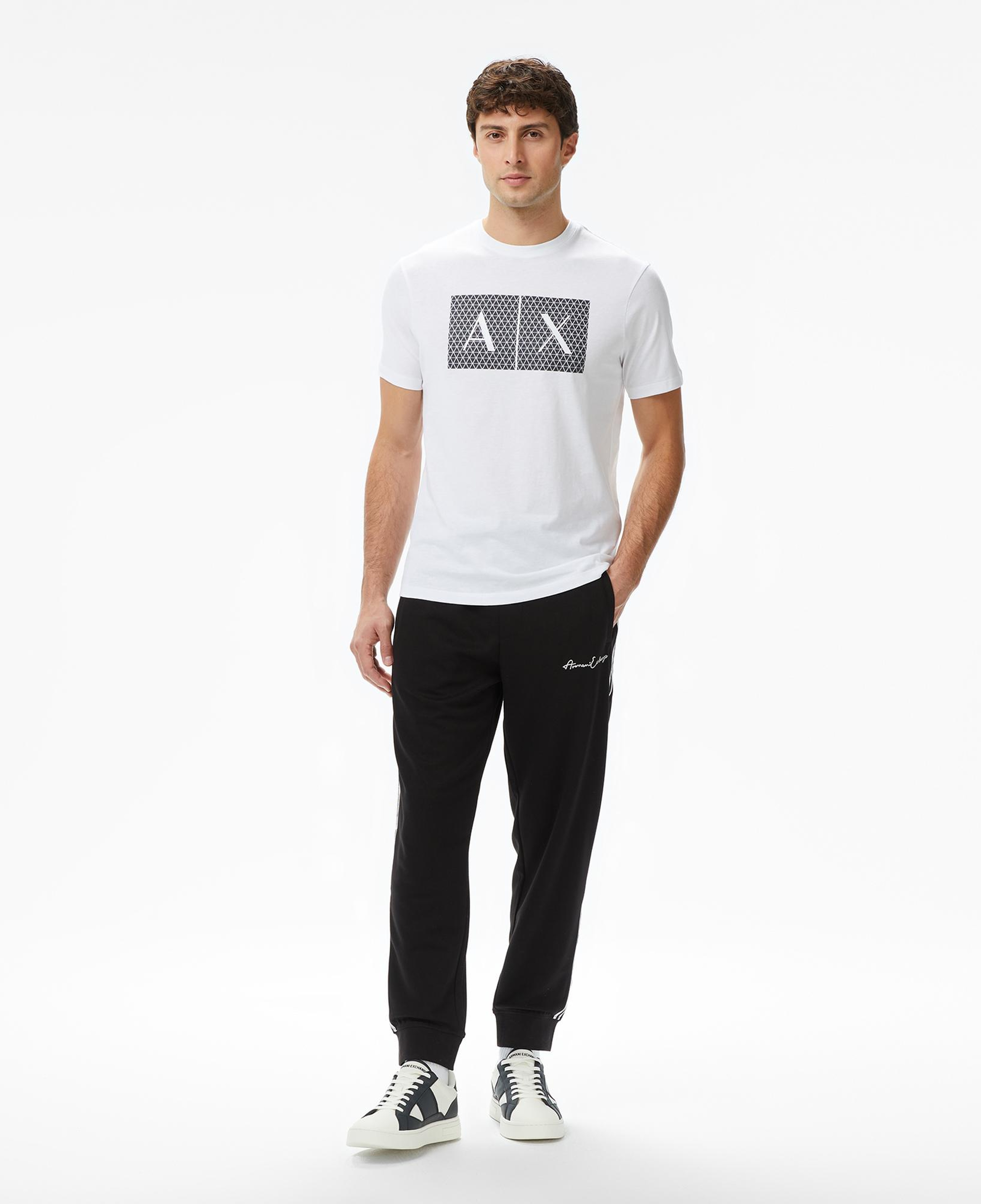 Armani Exchange Erkek Beyaz T-Shirt