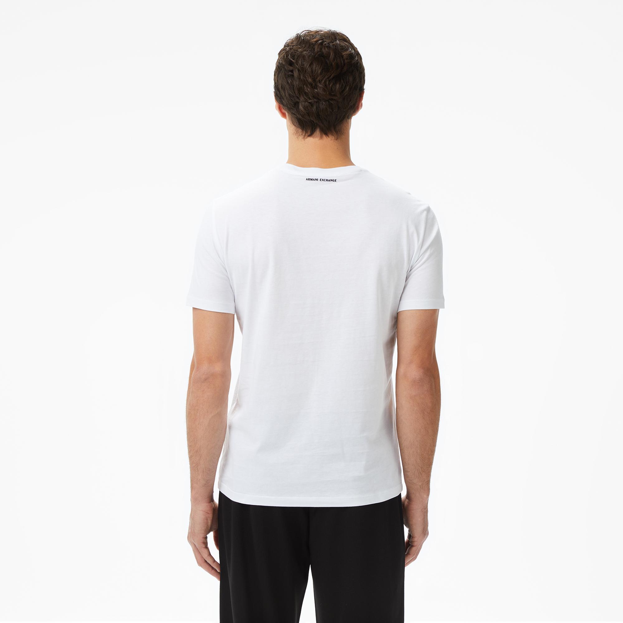 Armani Exchange Erkek Beyaz T-Shirt
