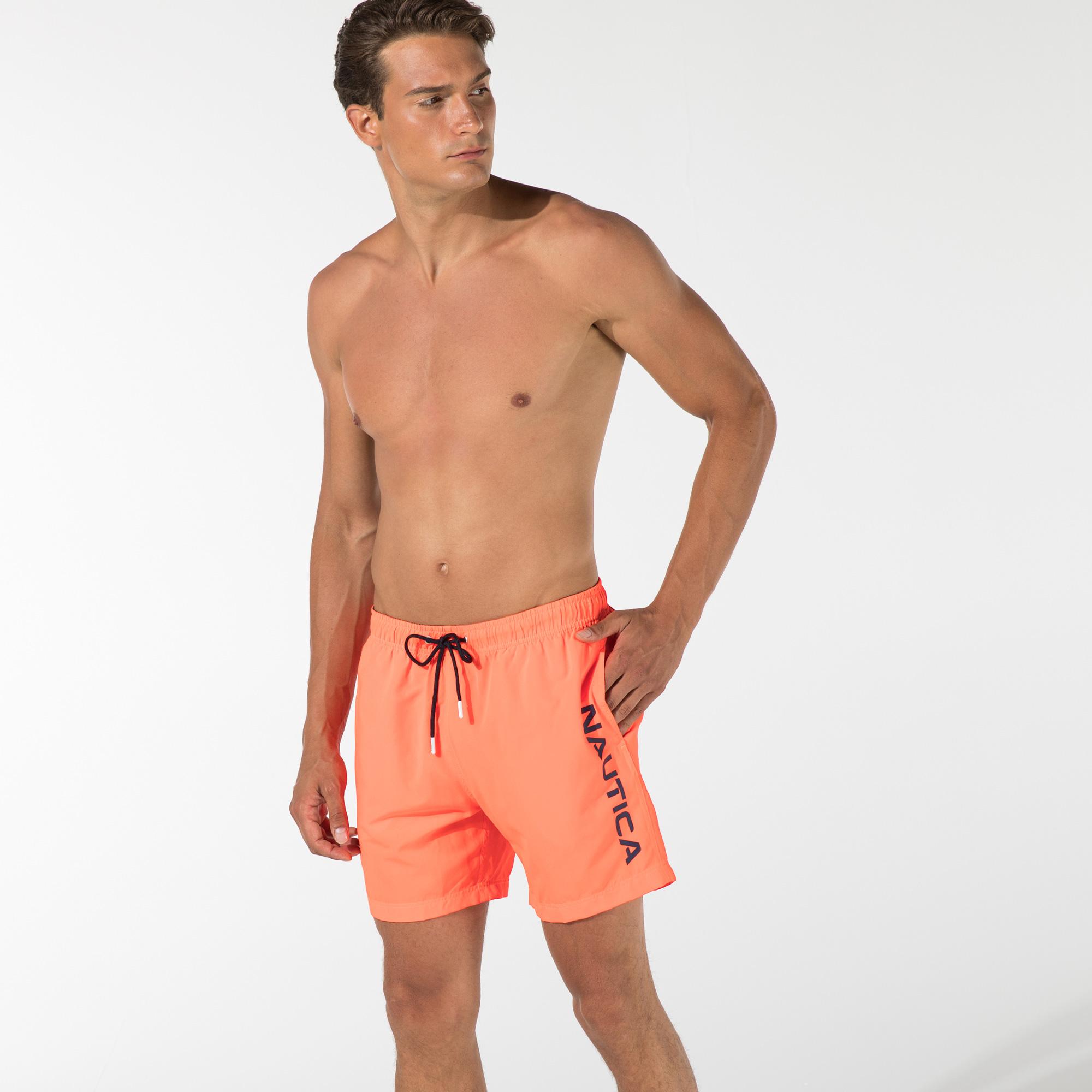 Nautica Erkek Turuncu Deniz Şortu