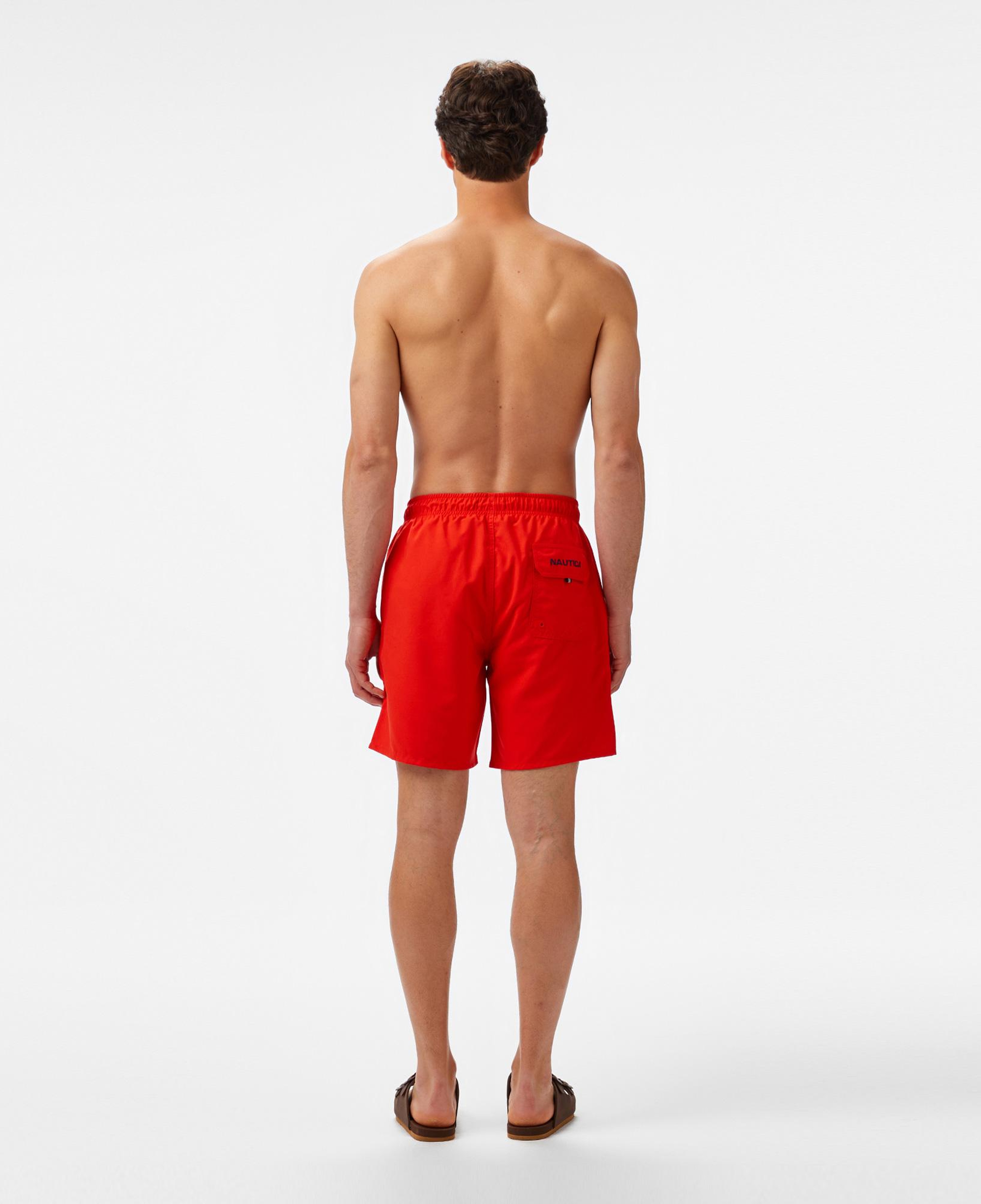 Nautica Erkek Kırmızı Regular Fit Deniz Şortu