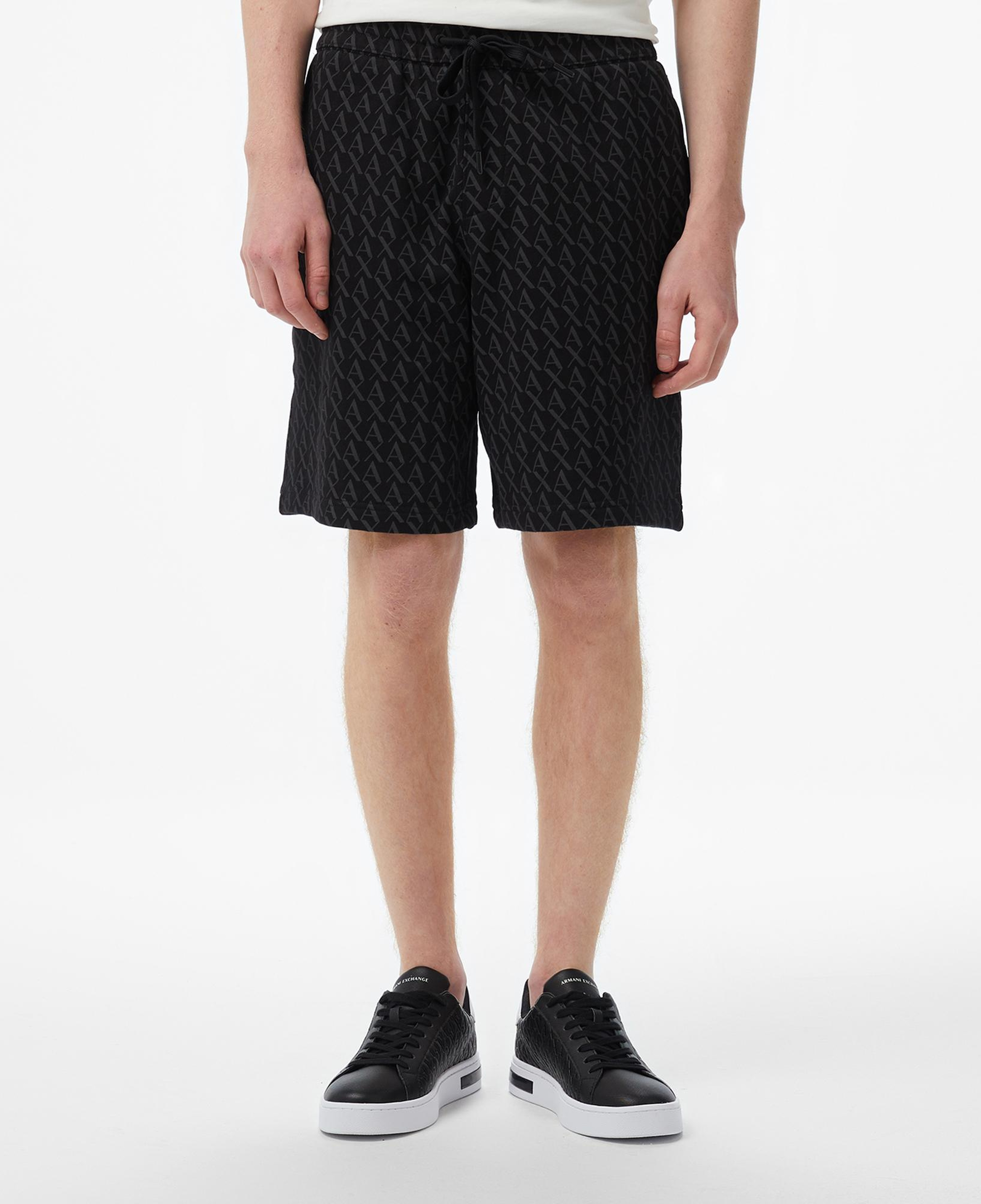 Armani Exchange Erkek Siyah Bermuda Şort